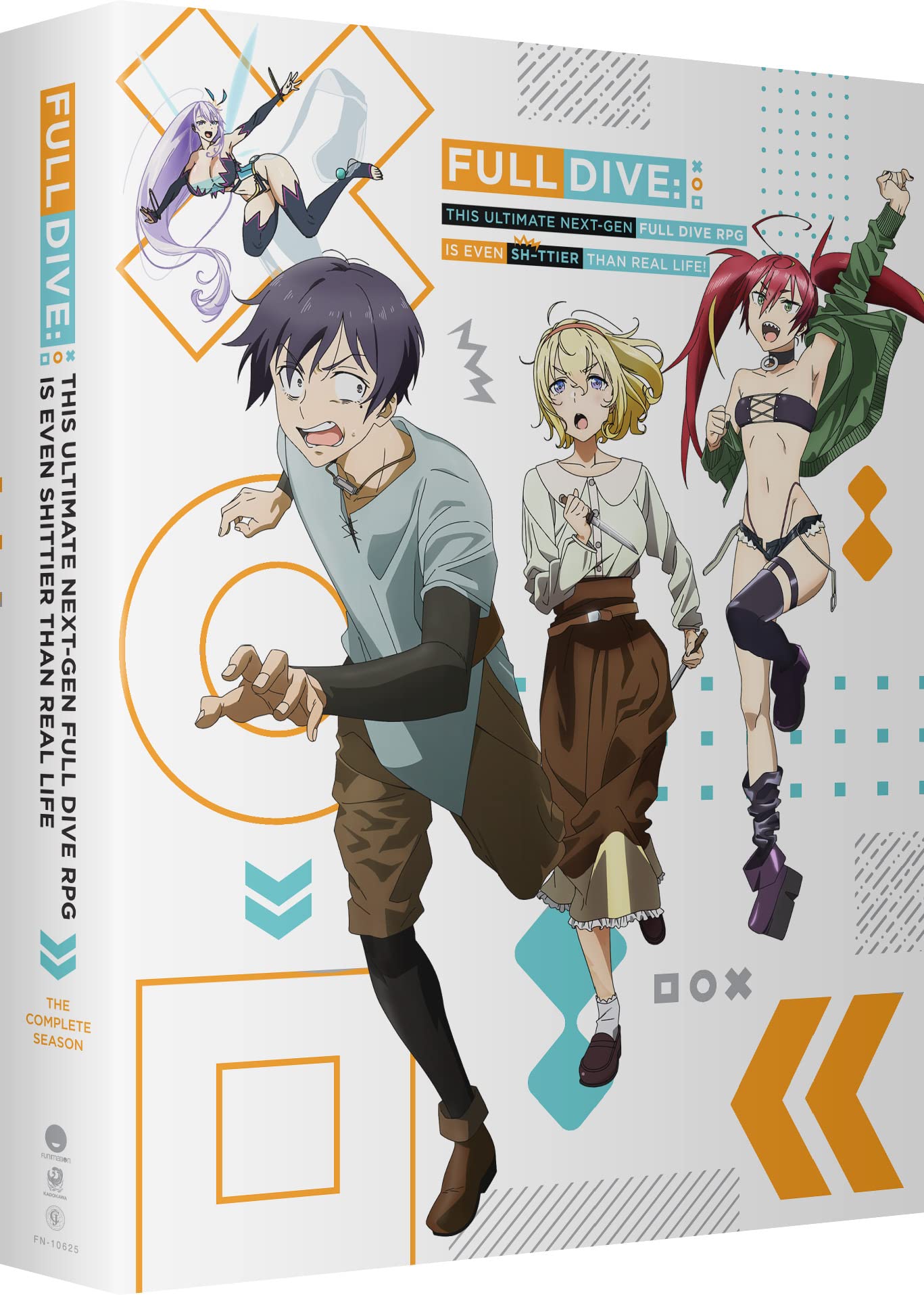 Full Dive: This Ultimate Next-Gen Full Dive Rpg Is Even Shittier Than Real Life! Complete Season (Blu-ray)