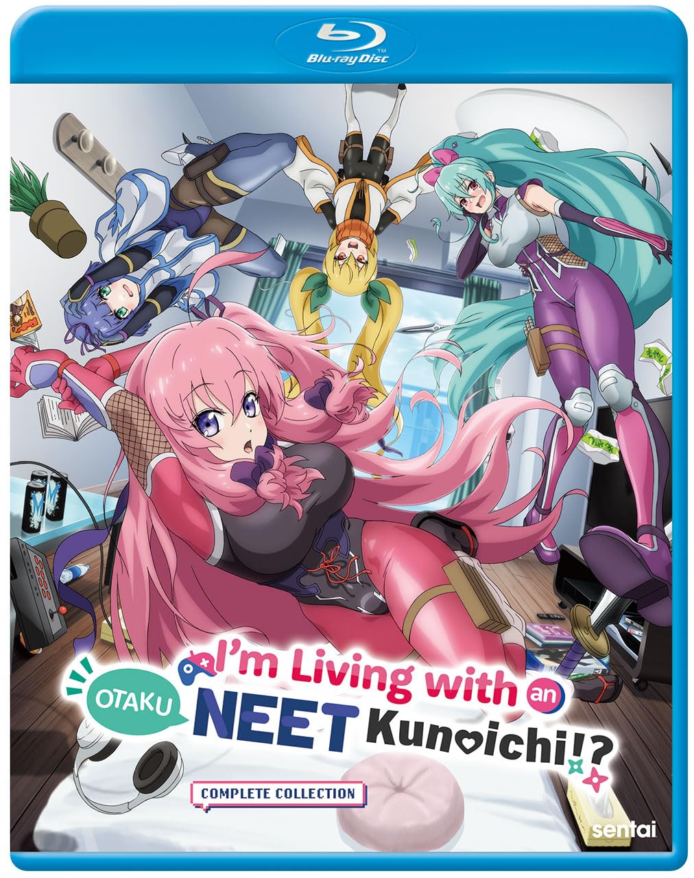 I'm Living with an Otaku Neet Kunoichi: Complete Collection (Blu-ray)