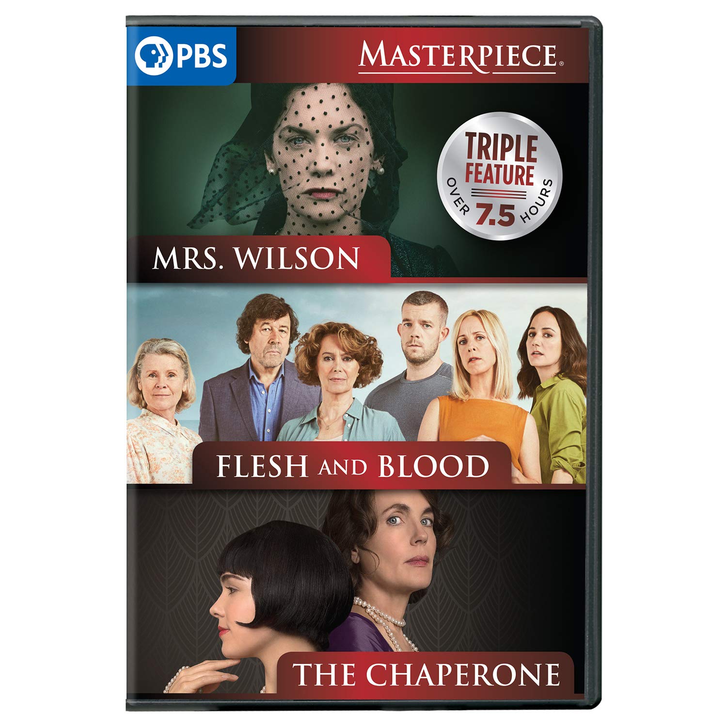 Masterpiece: Triple Feature with Mrs. Wilson/Flesh & Blood/The Chaperone (DVD)