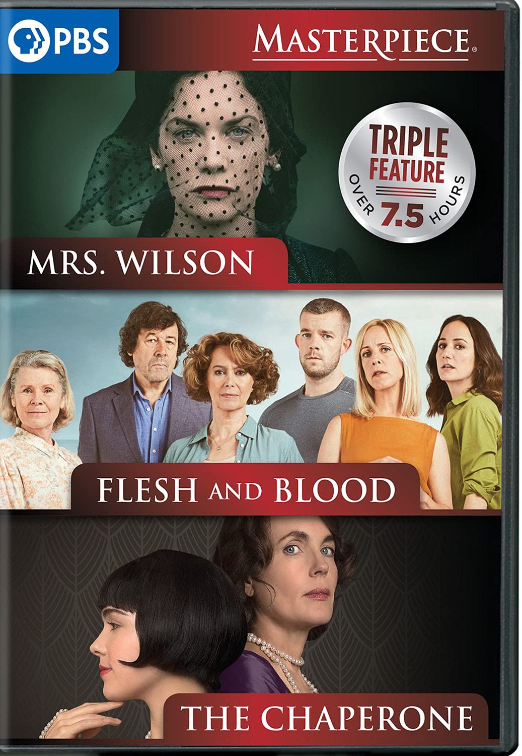 Masterpiece: Triple Feature with Mrs. Wilson/Flesh & Blood/The Chaperone (DVD)