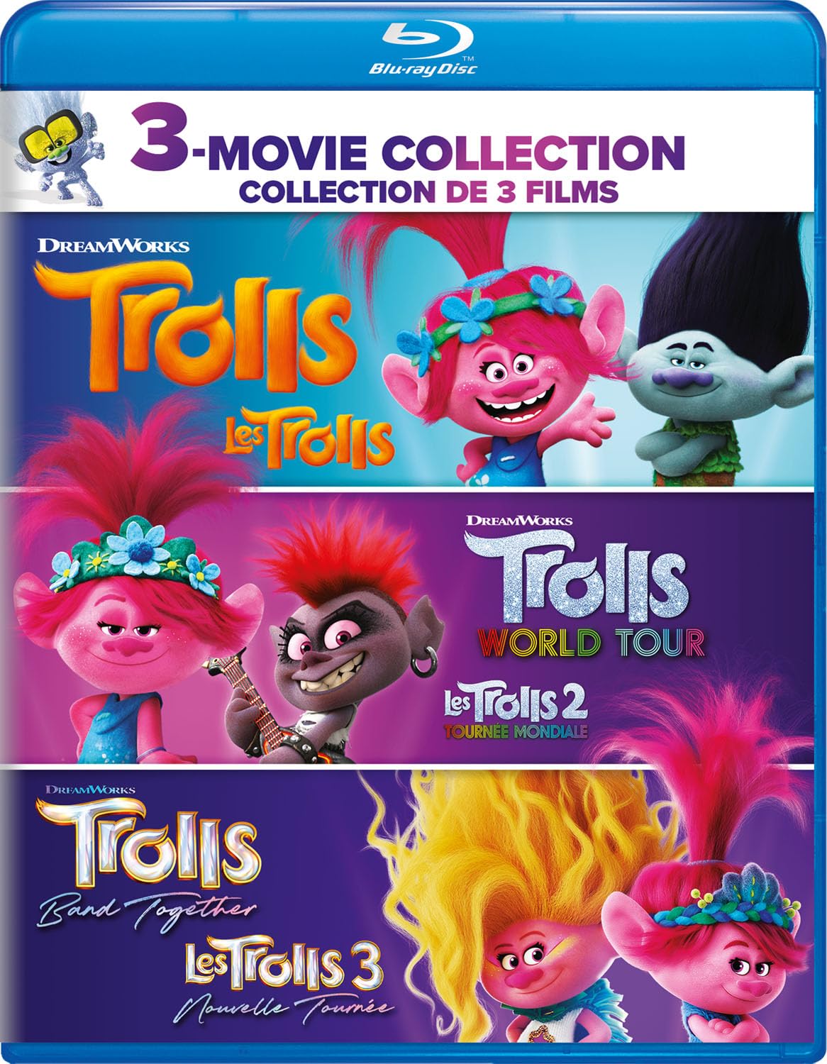 Trolls 3-Movie Collection (Blu-ray)