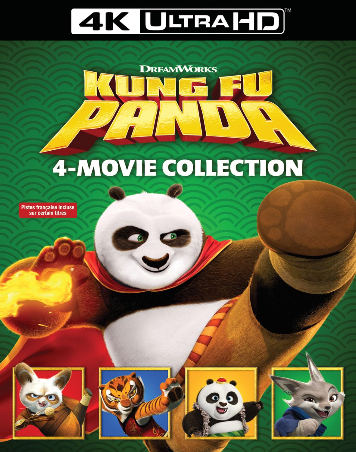 Kung Fu Panda 4-Movie Collection (4K Ultra HD)