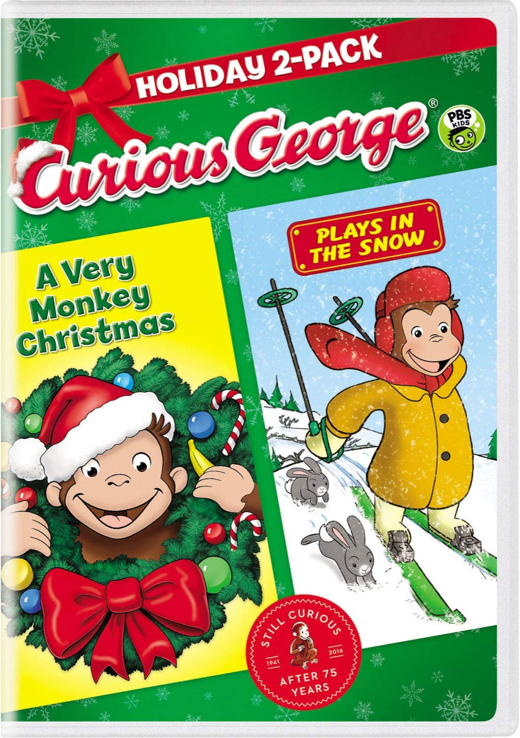 Curious George: Holiday (A Very Monkey Christmas/Plays in the Snow) (DVD)