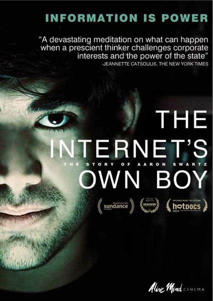 Internet's Own Boy, the Story of Aaron Swartz (DVD)