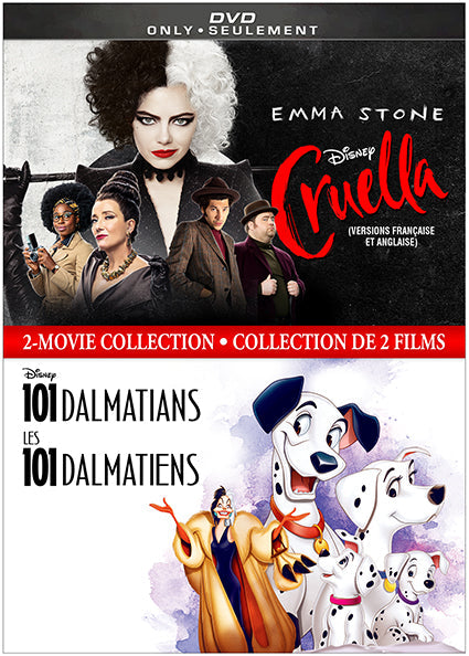 Cruella & 101 Dalmations - 2 Movie Collection (DVD)