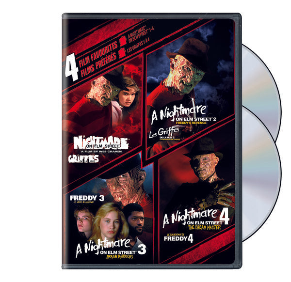 4 Film Favorites: Nightmare on Elm Street 1-4 (DVD)