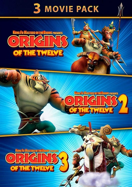 Kung Fu Masters of the Zodiac Origins of the Twelve 3 Pack (DVD)