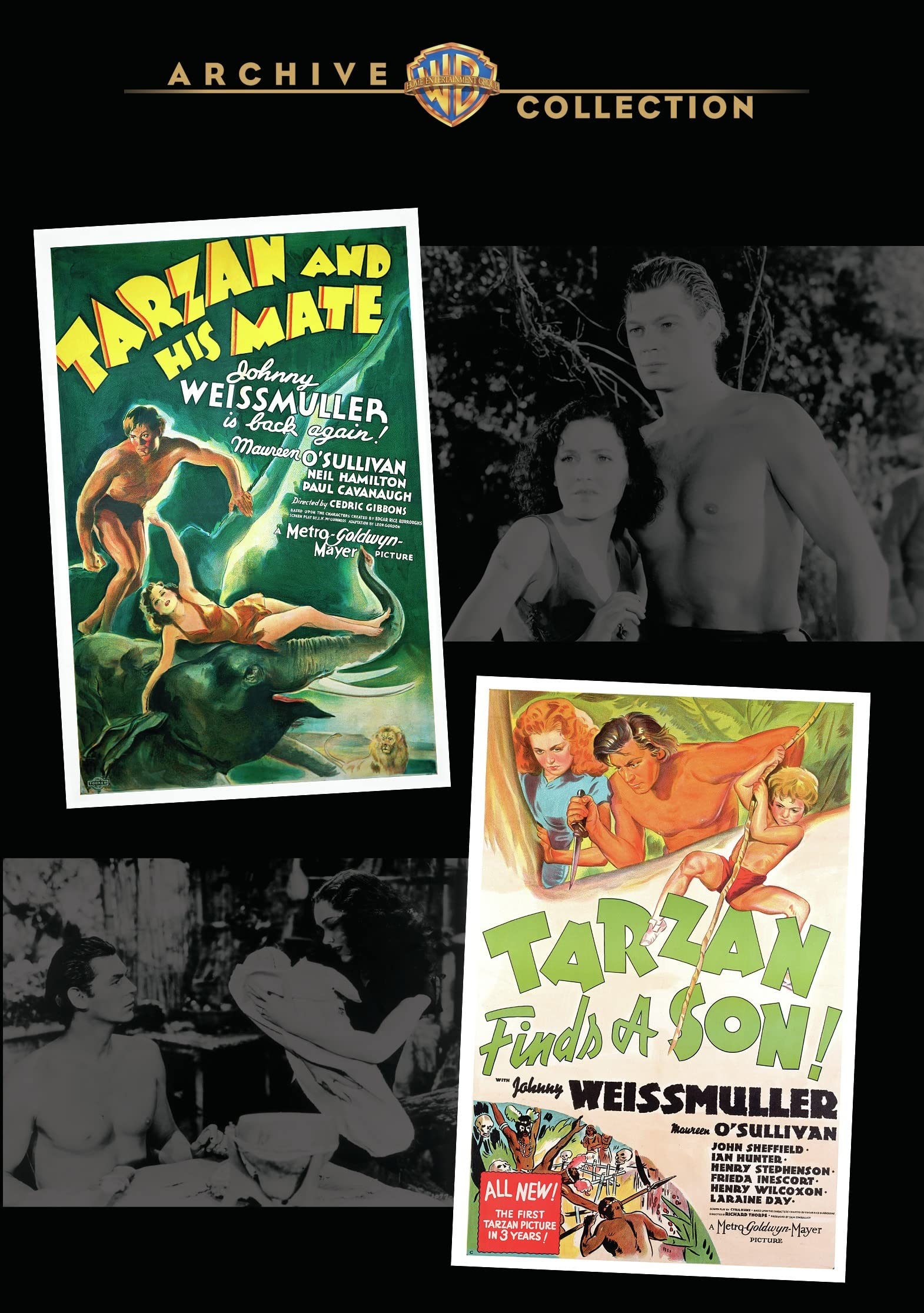 Tarzan and His Mate / Tarzan Finds A Son! (DVD)