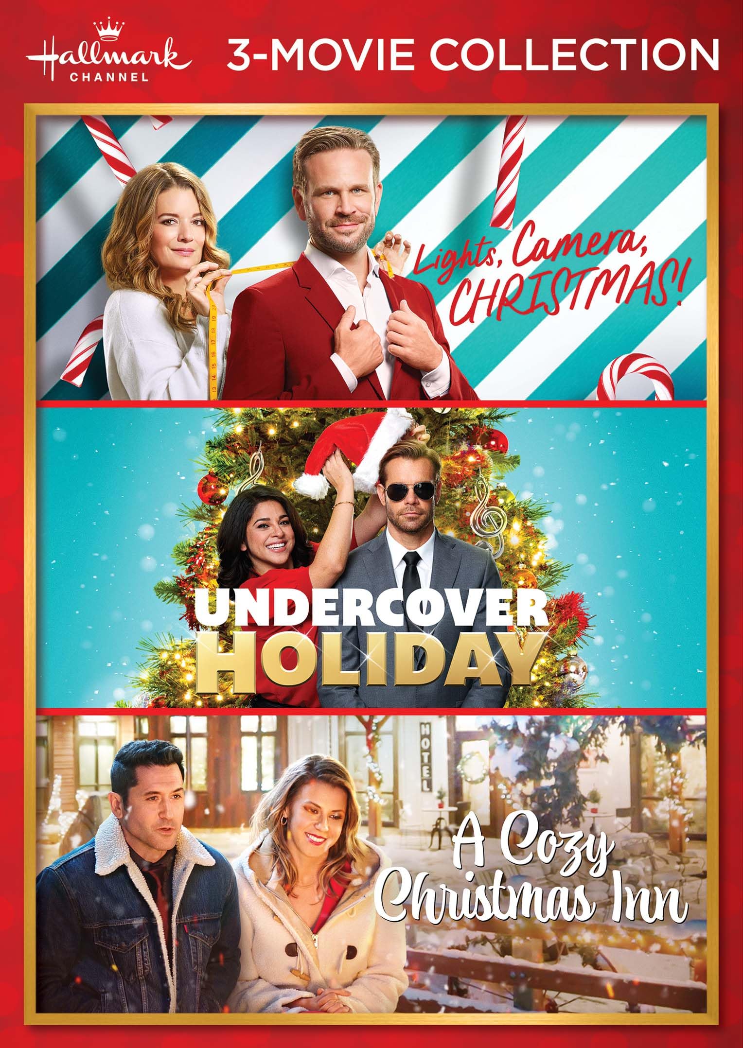 Hallmark 3-Movie Collection (Lights, Camera, Christmas! /Undercover Holiday/A Cozy Christmas) (DVD)