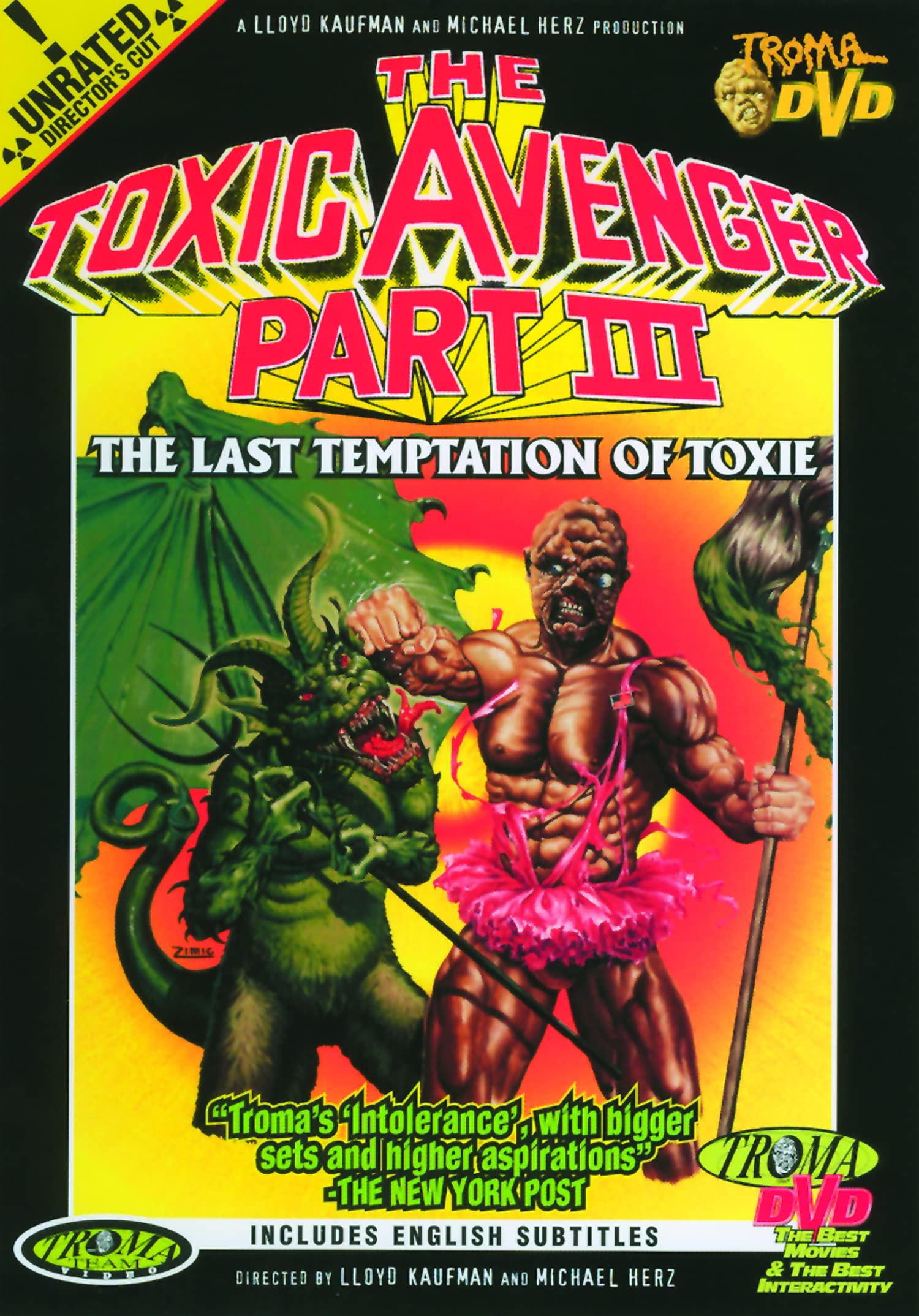 Toxic Avenger Part III: Thelast Temptation of Toxie (DVD)