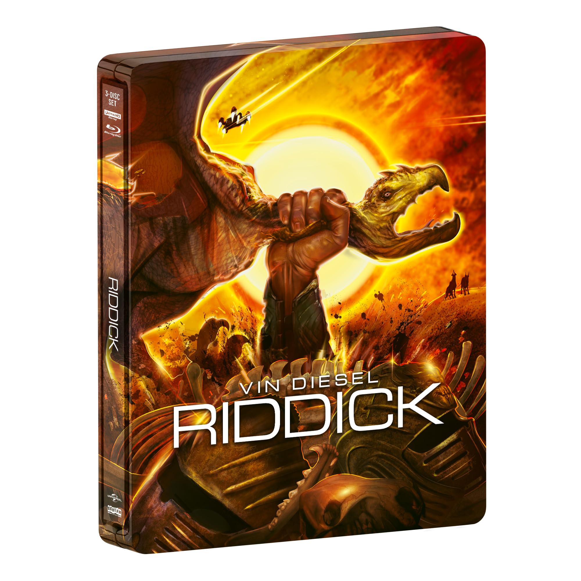 Riddick [Steelbook] (4K Ultra HD)