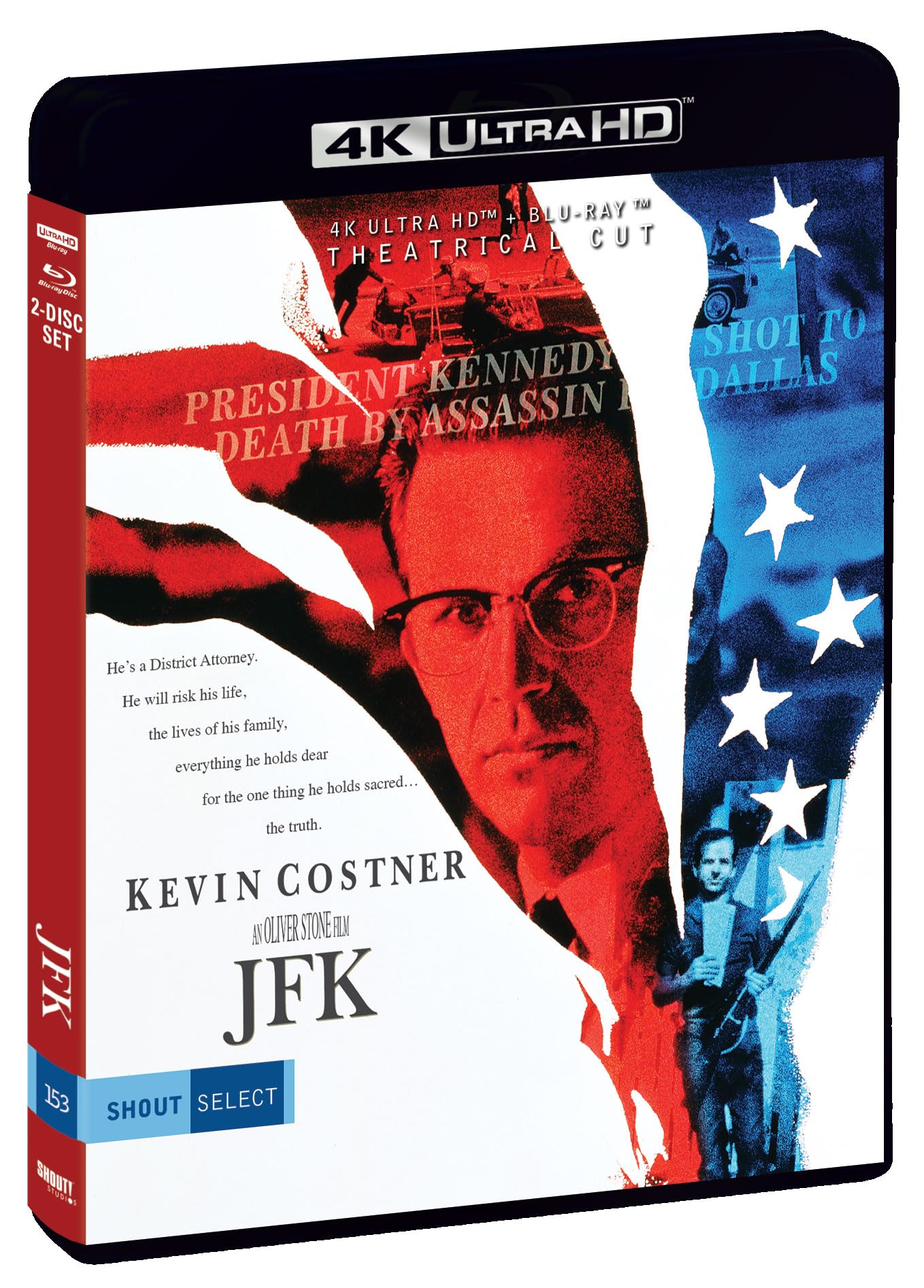 JFK (1991) (Theatrical Cut) (4K Ultra HD)