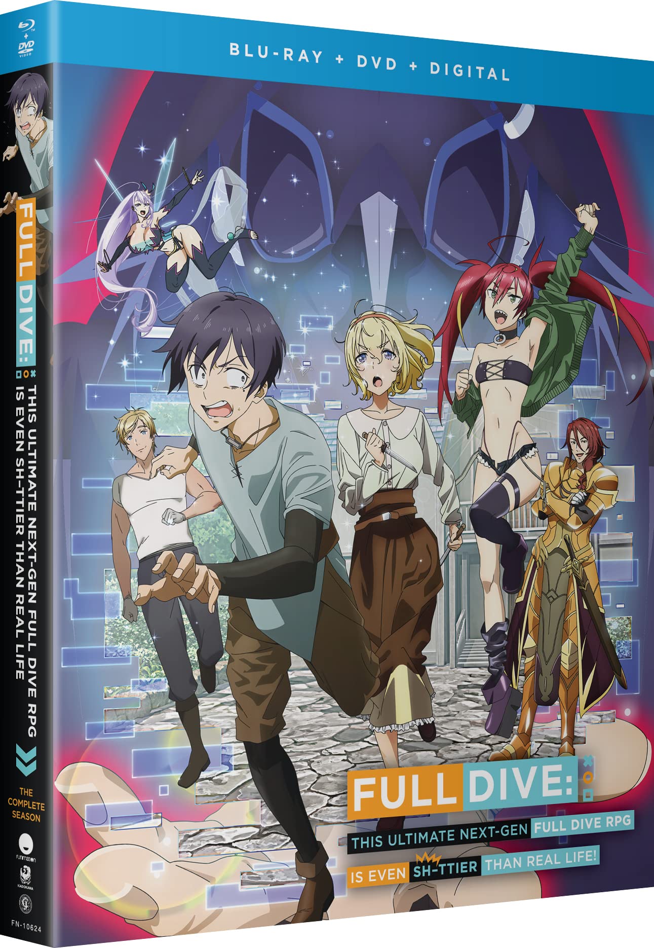 Full Dive: This Ultimate Next-Gen Full Dive Rpg Is Even Shittier Than Real Life! Complete Season (BD/DVD Combo) (Blu-ray)