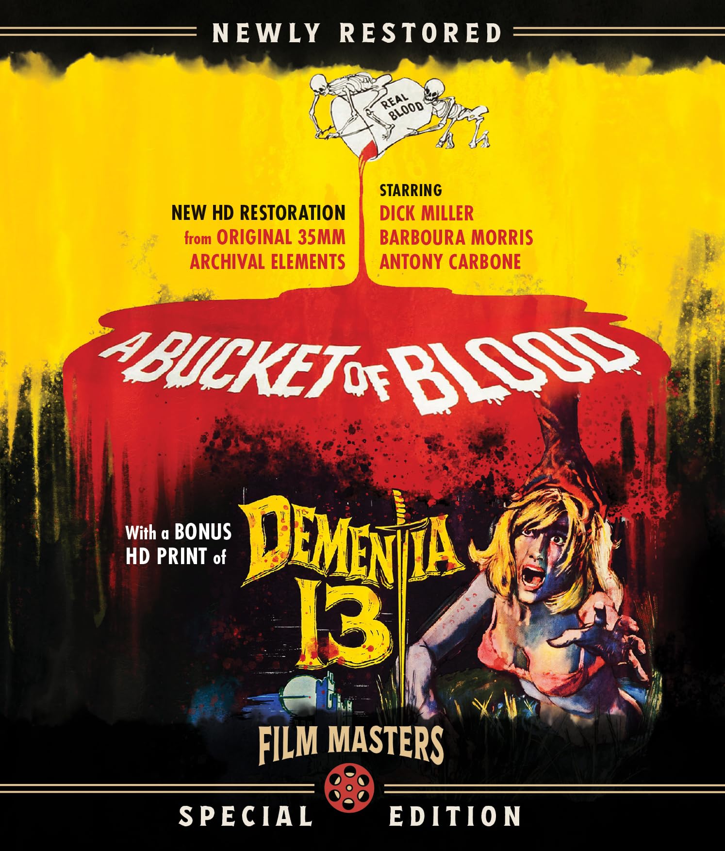 A Bucket of Blood / Dementia 13 (Blu-ray)