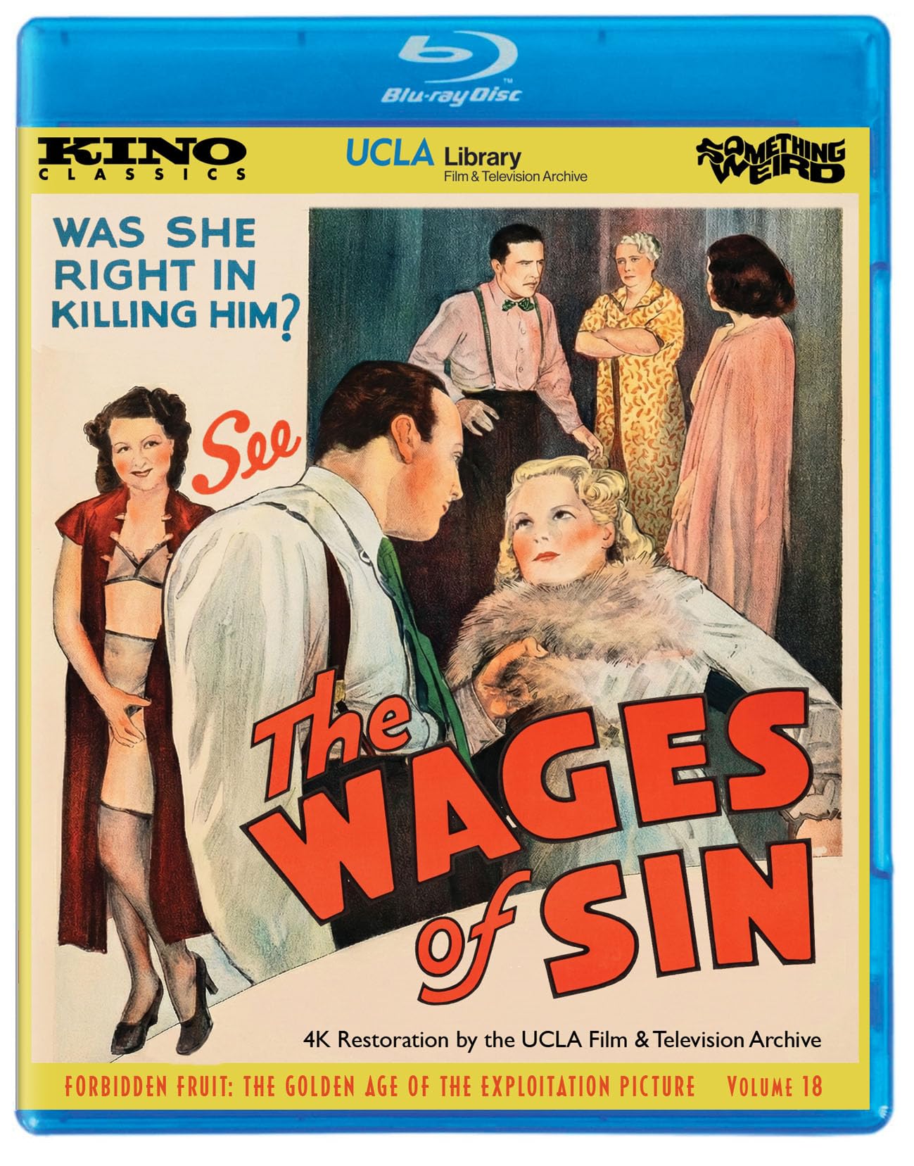 The Wages of Sin (1938): Forbidden Fruit Golden Age of Exploitation Vol. 18 (Blu-ray)