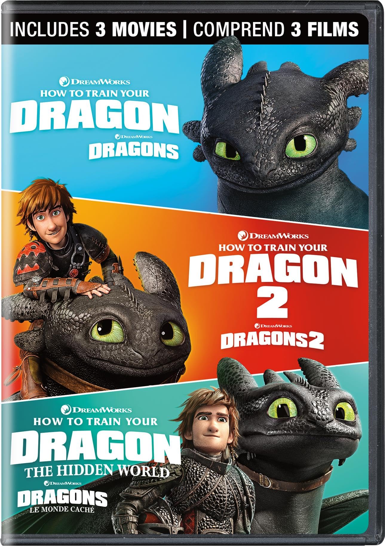How to Train Your Dragon: 3-Movie Collection (DVD)