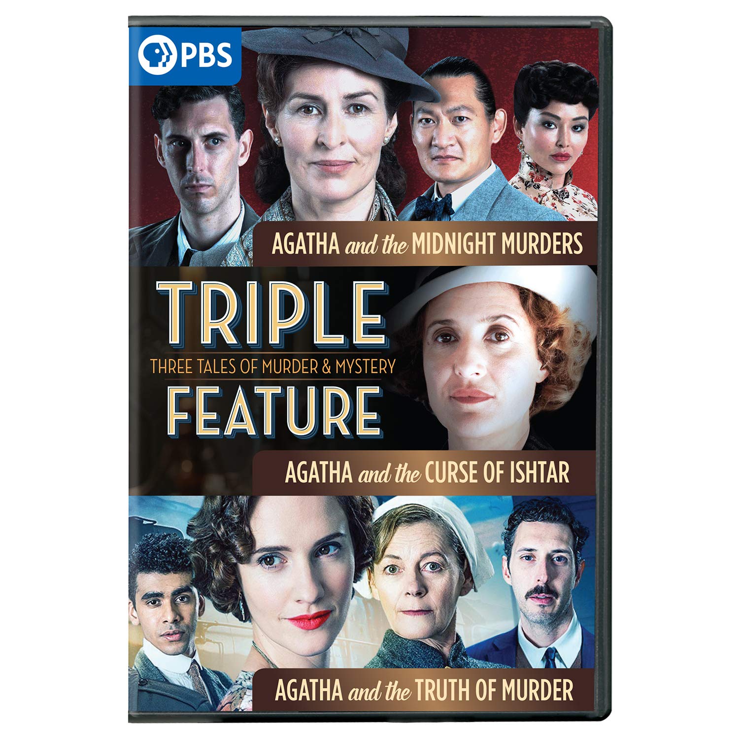 Triple Feature: Agatha and the Truth of Murder - Agatha and the Curse of Ishtar - Agatha and the Midnight Murders (DVD)