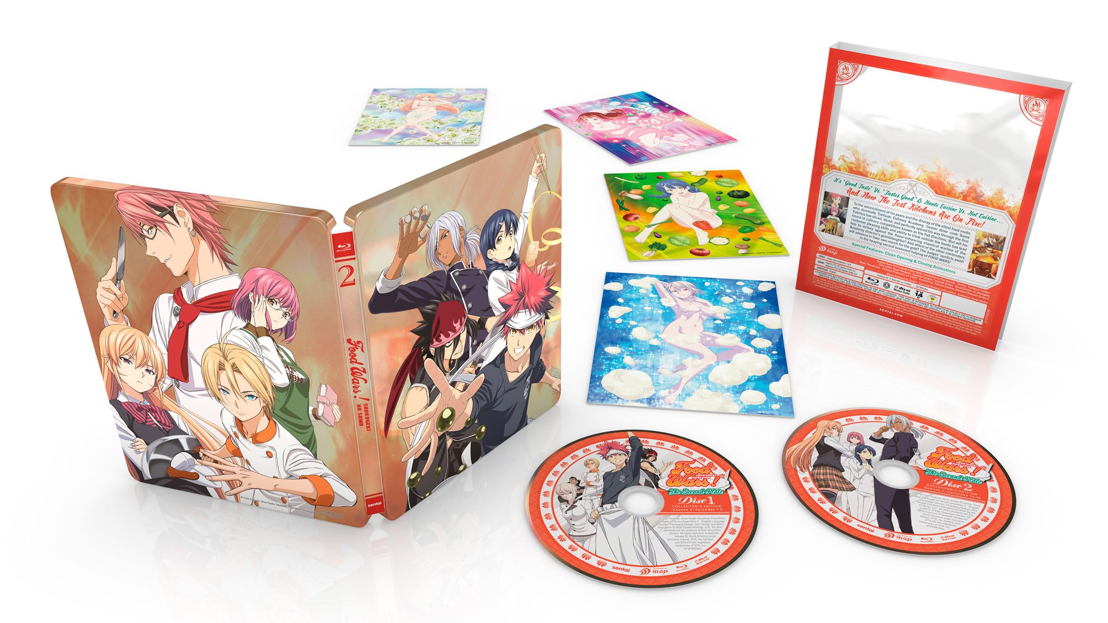 Food Wars: Season 2 [Steelbook] (Blu-ray)