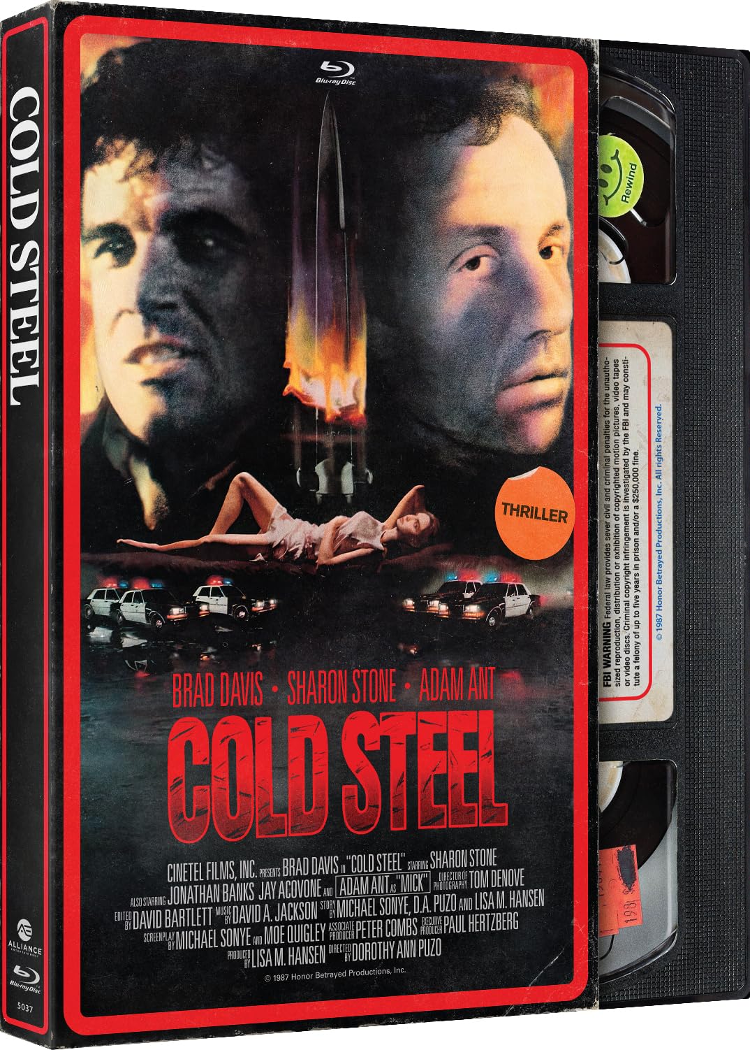 Cold Steel {Retro VHS} (Blu-ray)