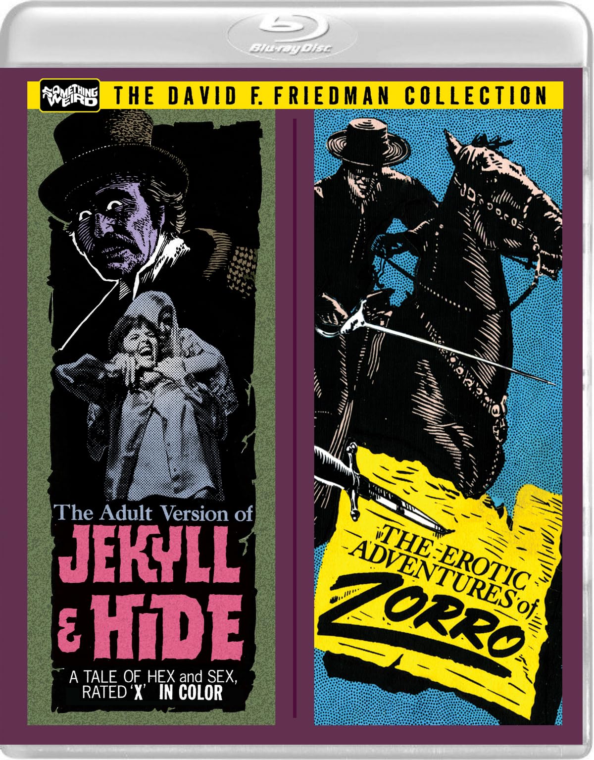 Adult Version of Jekyll & Hide / The Erotic Adventures of Zorro (Blu-ray)