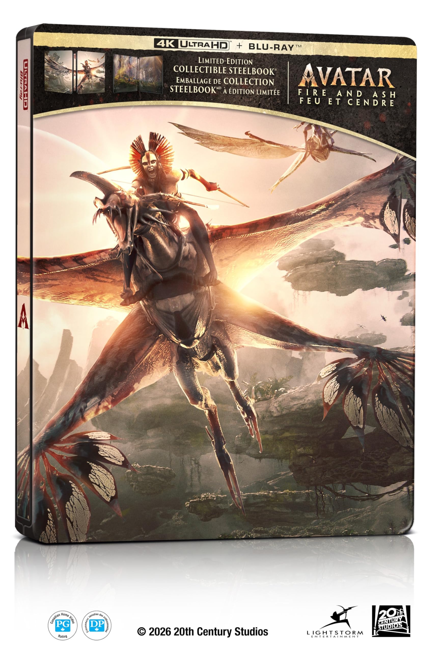 Avatar: Fire and Ash [Steelbook] (4K Ultra HD)