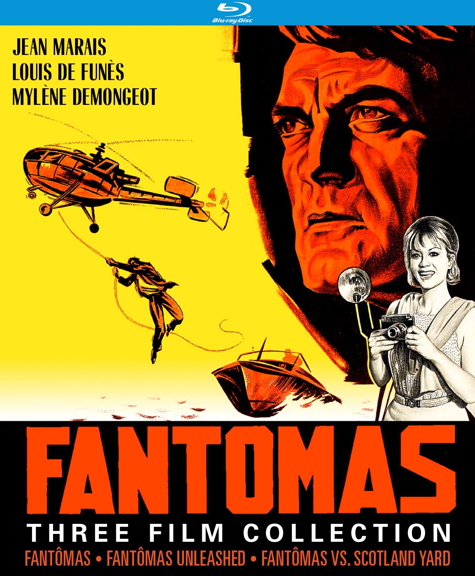 Fantomas 1960S Collection (Fantomas / Fantomas Unleashed / Fantomas vs. Scotland Yard) (Blu-ray)