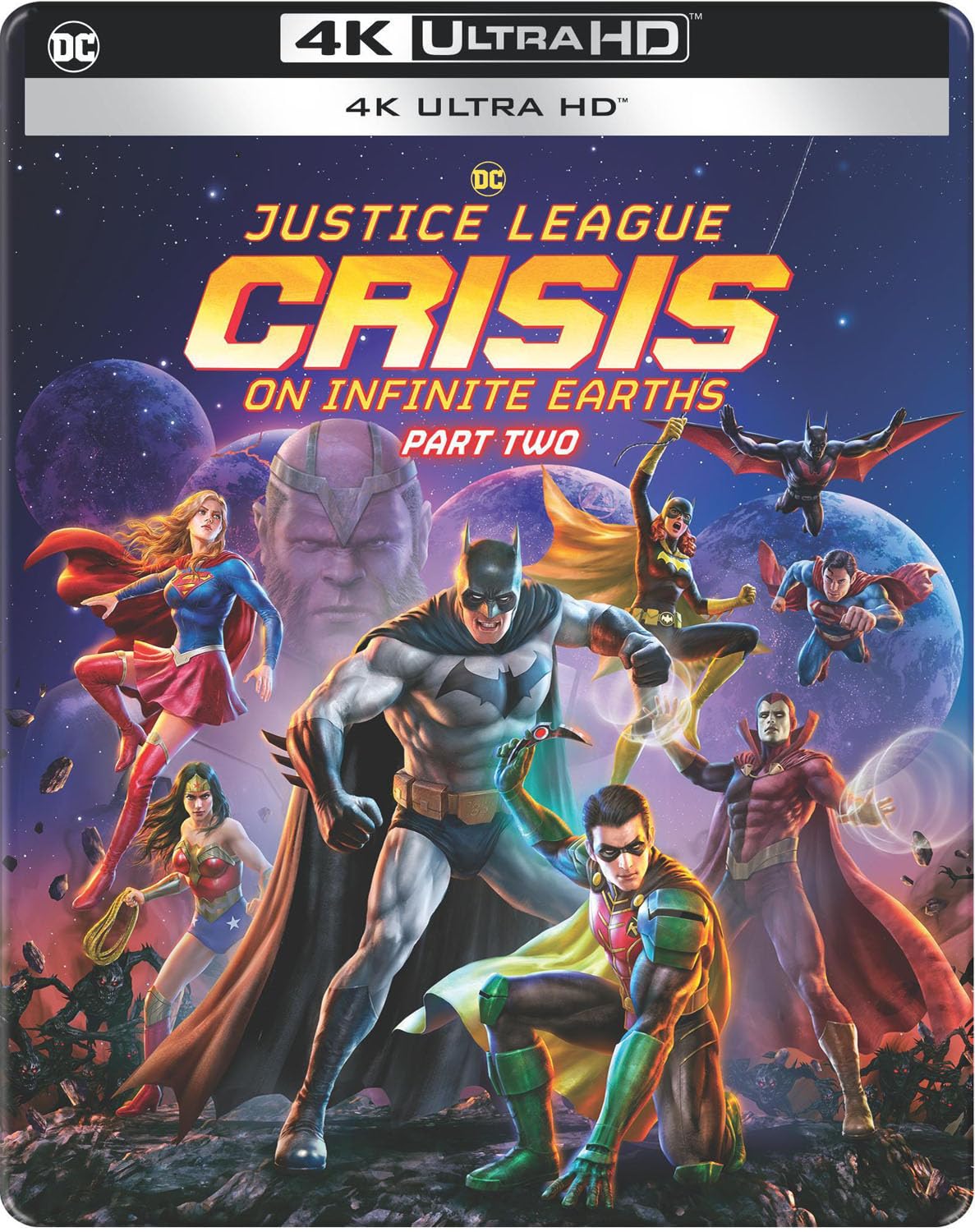 Justice League Crisis on Infinite Earths Part Two (Steelbook) (4K Ultra HD)