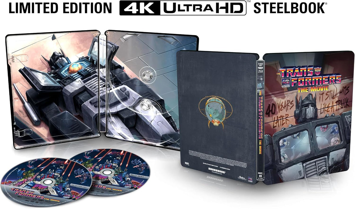 The Transformers: The Movie (40th Anniversary) [Steelbook] (4K Ultra HD)