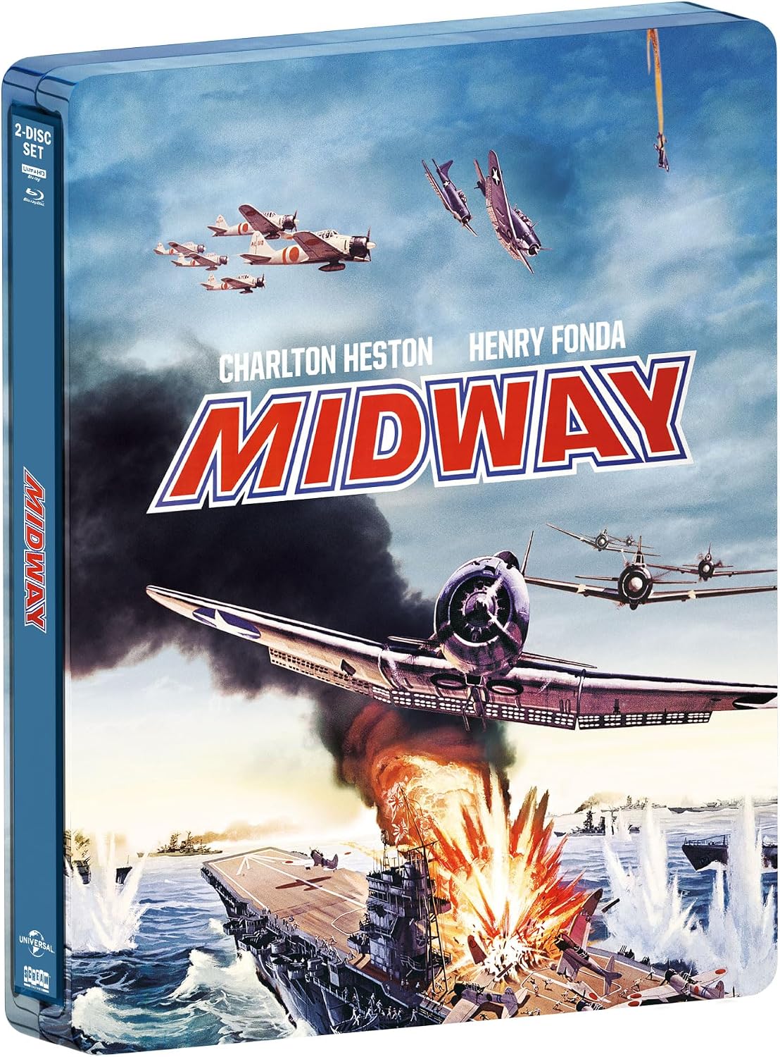 Midway (1976) [Steelbook] (4K Ultra HD)
