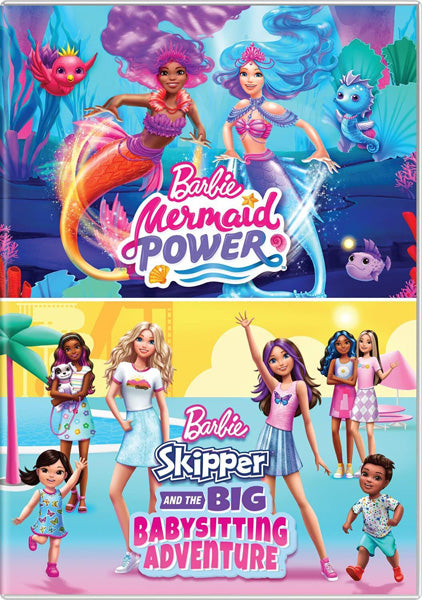 Barbie Double Feature: Mermaid Power & Skipper and the Big Babysitting Adventure (DVD)