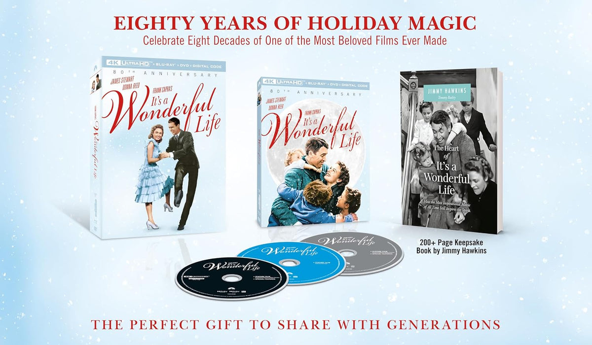 It's a Wonderful Life (80th Anniversary Slipcase Giftset) (4K Ultra HD)