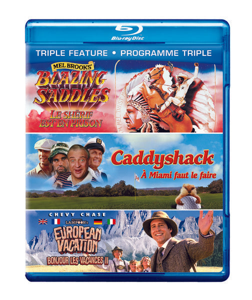 Blazing Saddles/Caddyshack/National Lampoon's European Vacation (Blu-ray)