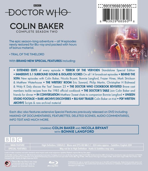 Doctor Who: Colin Baker: Season 2 (Blu-ray)