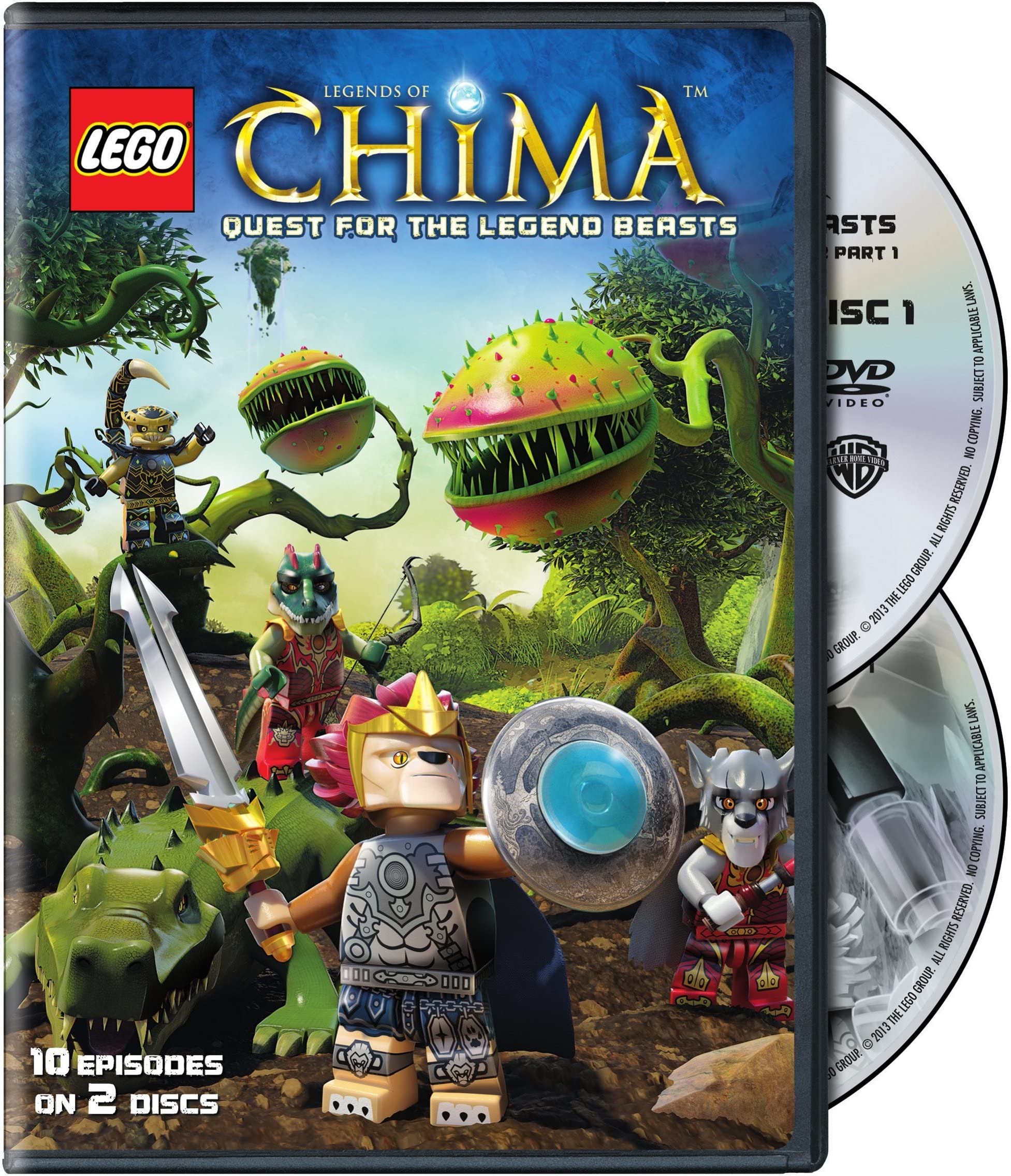 Lego-Legends of Chima: Season 2 Part 1-Quest for Legend Beasts (DVD)