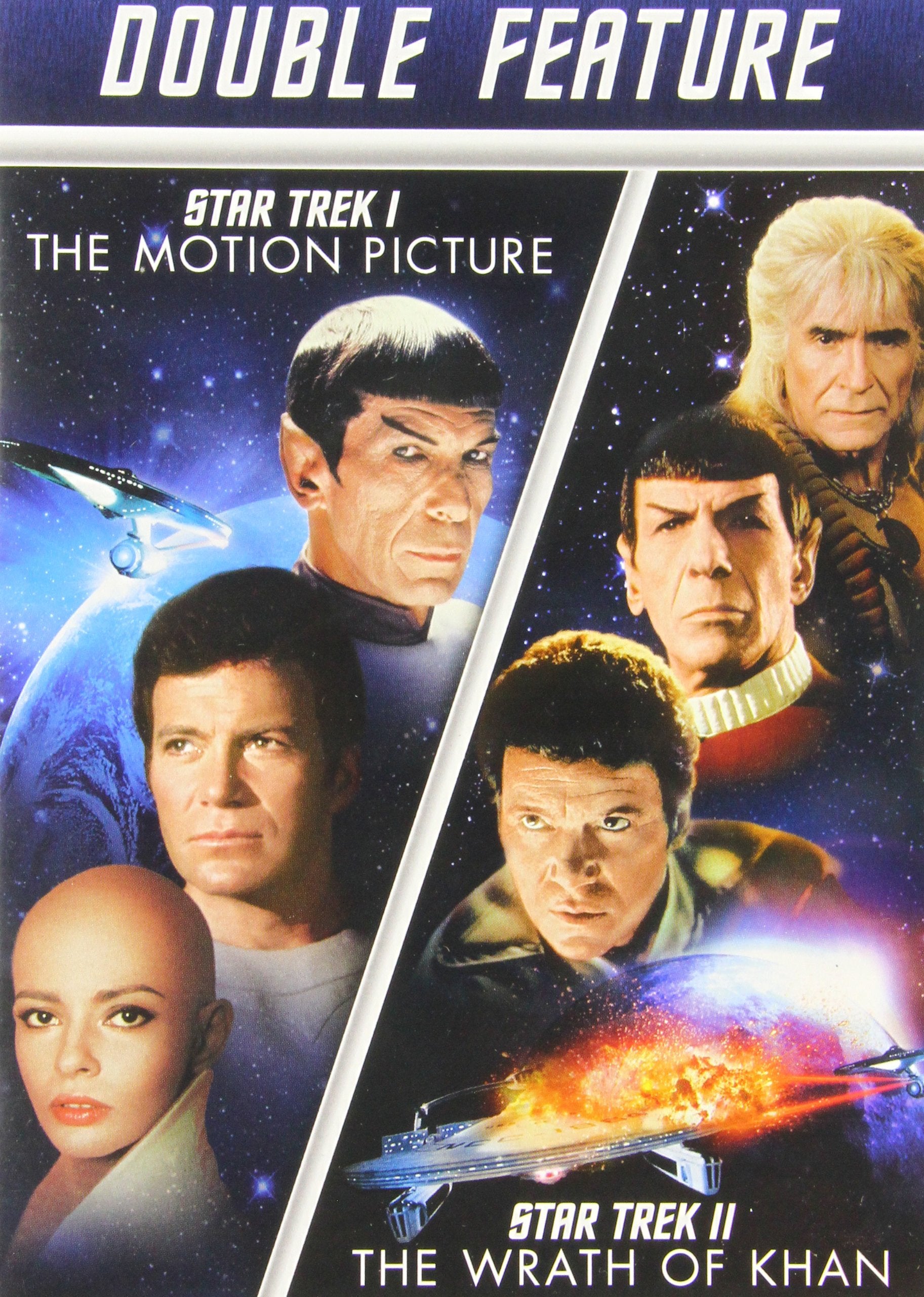 Star Trek 1-Motion Picture, Star Trek 2-Wrath of Khan (DVD)