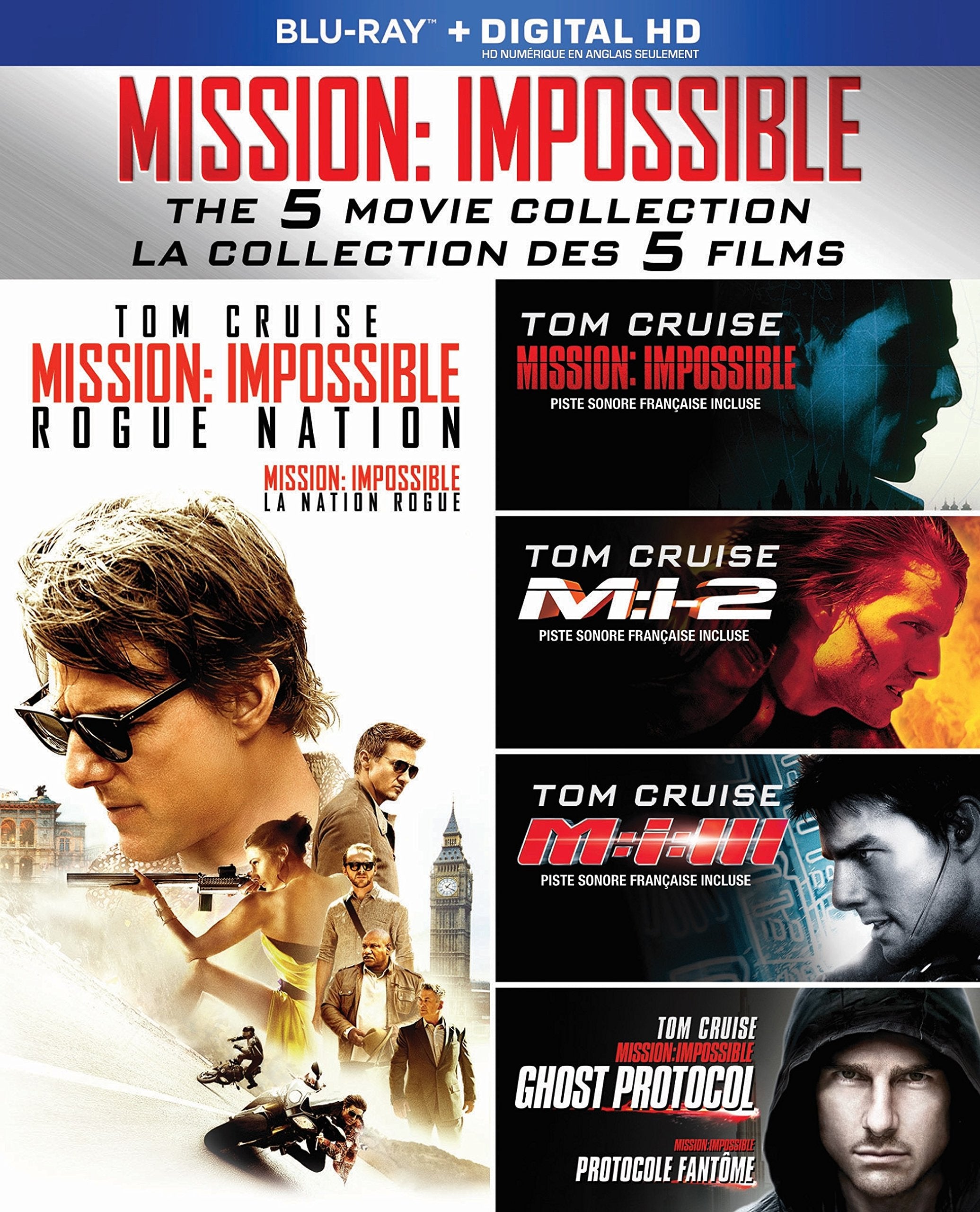 Mission: Impossible 5-Movie Collection (Blu-ray)