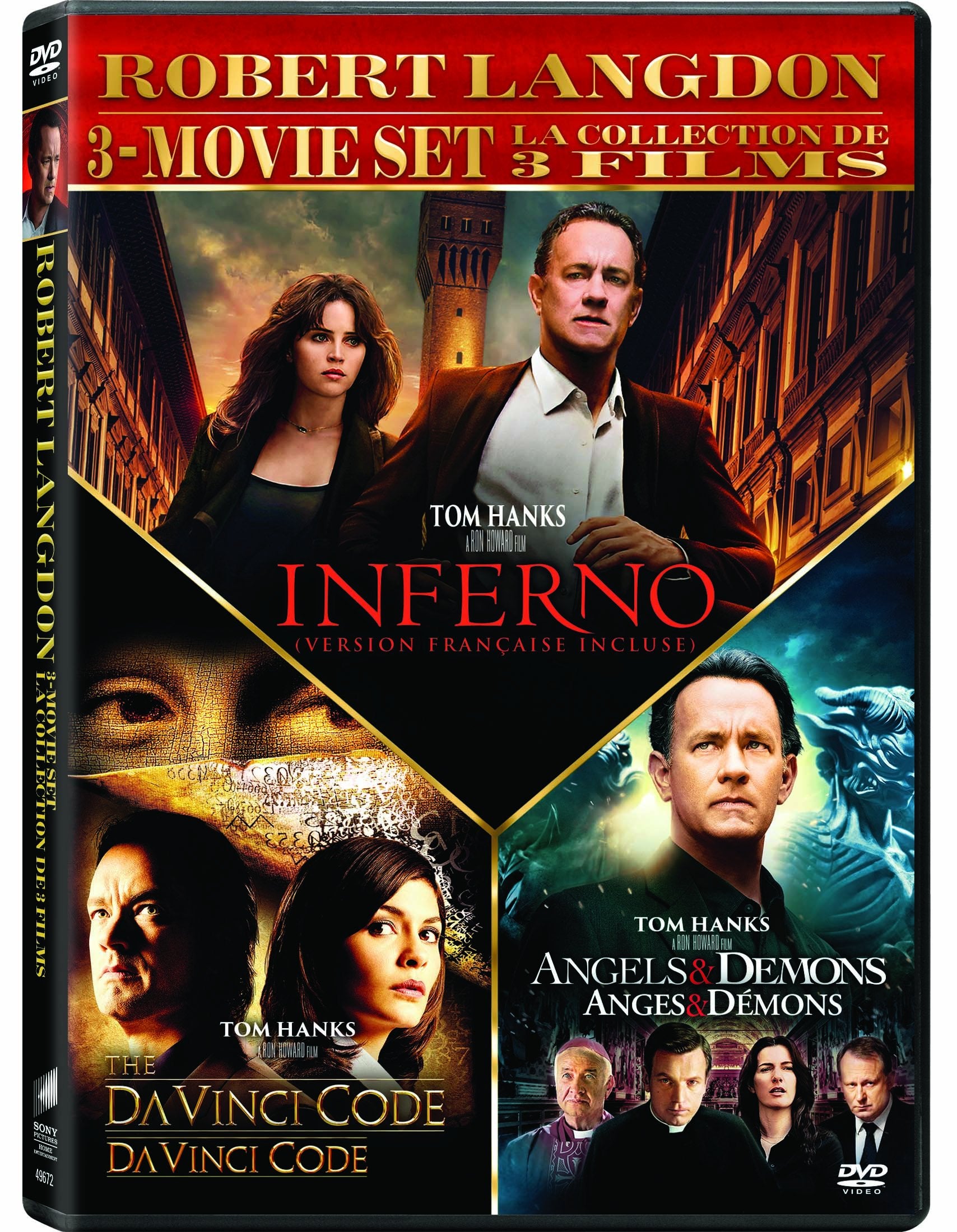 Angels & Demons, Da Vinci Code, Inferno (DVD)