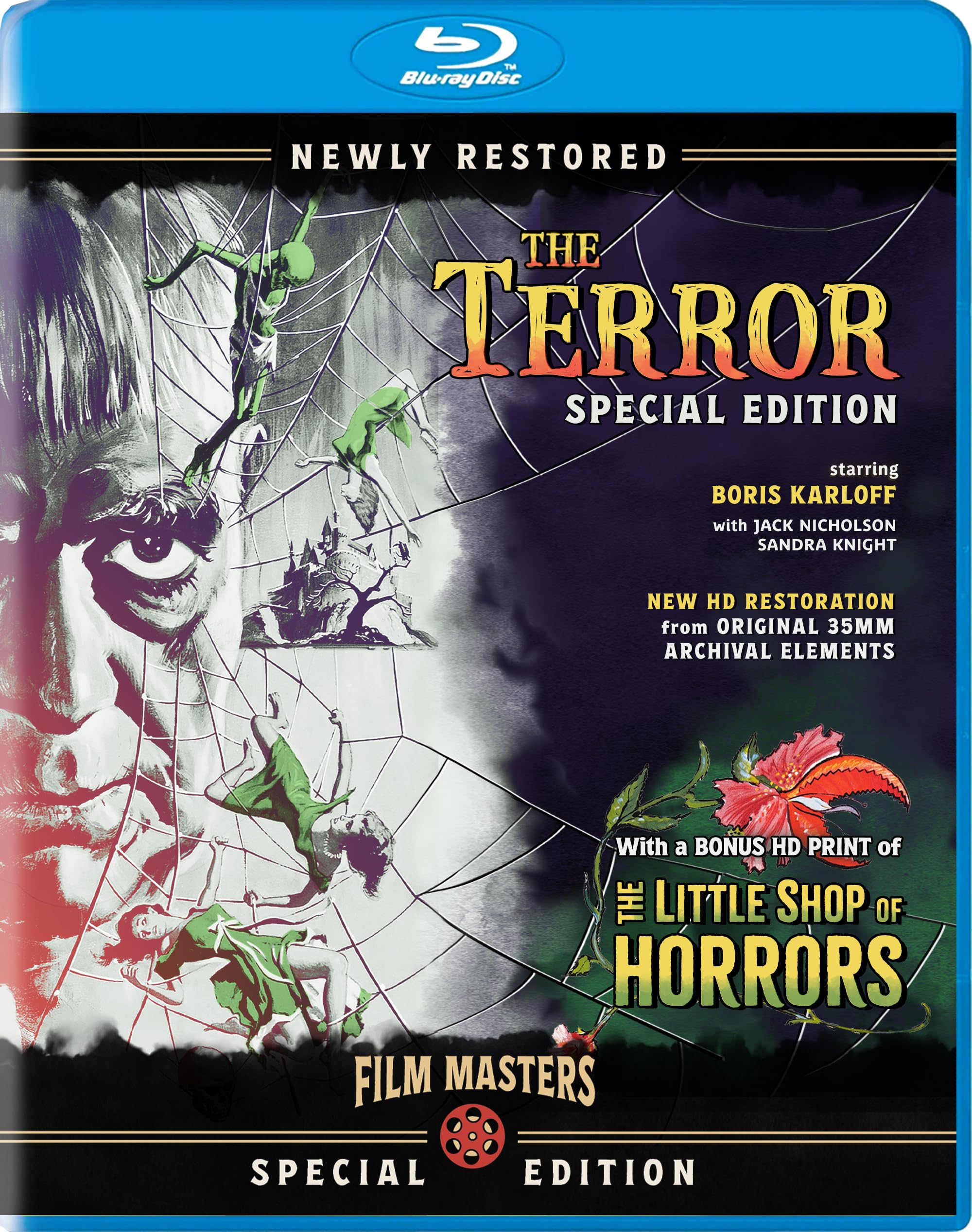 Terror, the (1963) with Bonus Film, Little Shop of Horrors (1960) (Blu-ray)