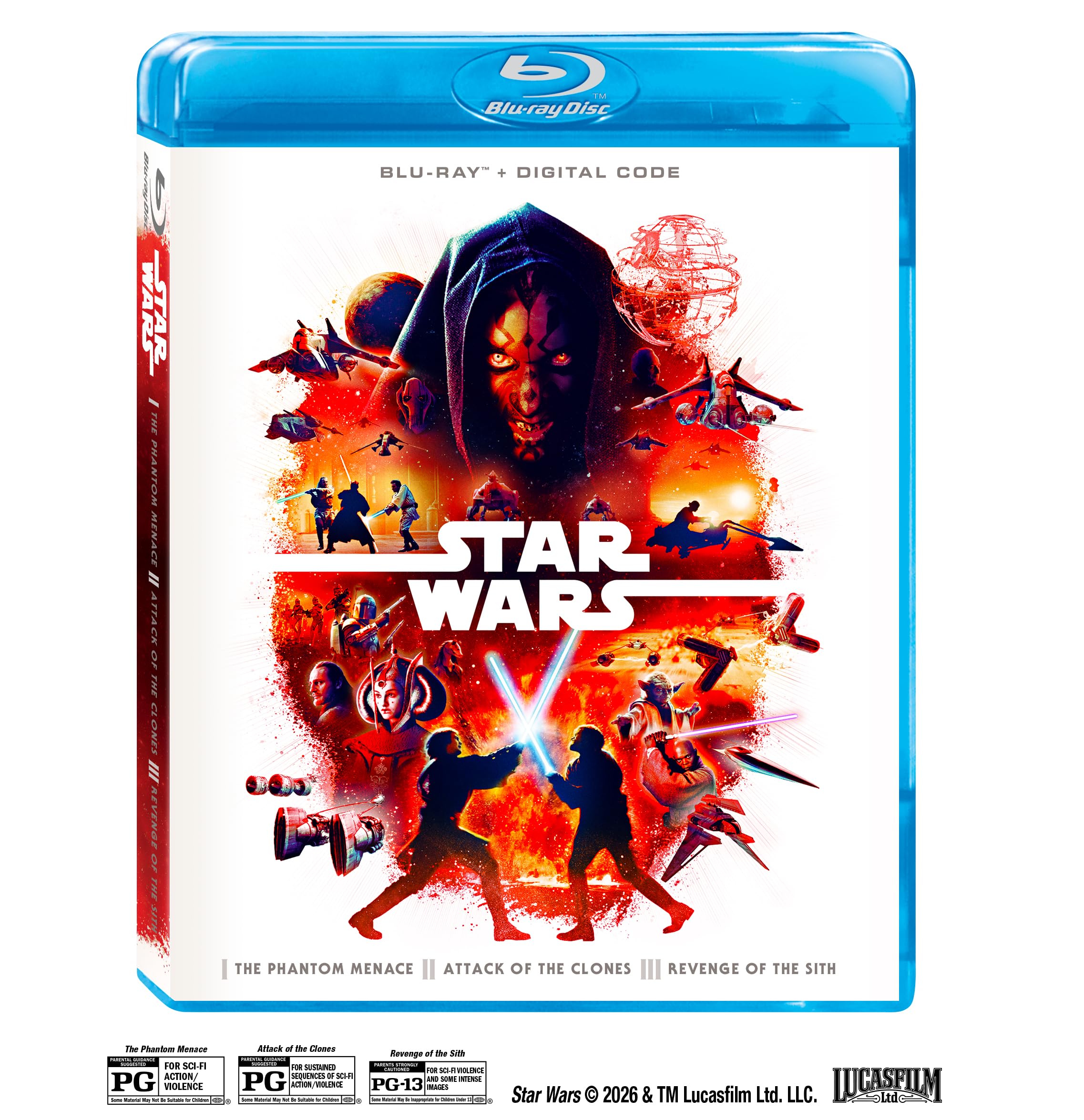 Star Wars: Prequel Trilogy (Blu-ray)