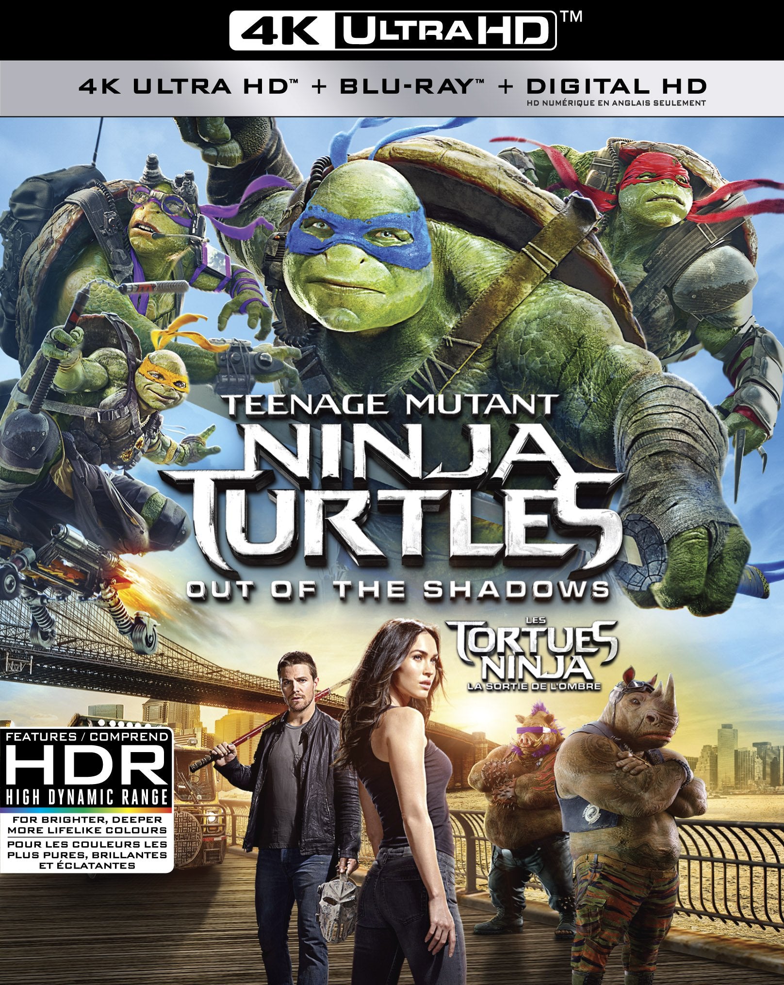 Teenage Mutant Ninja Turtles: Out of the Shadows (4K Ultra HD)