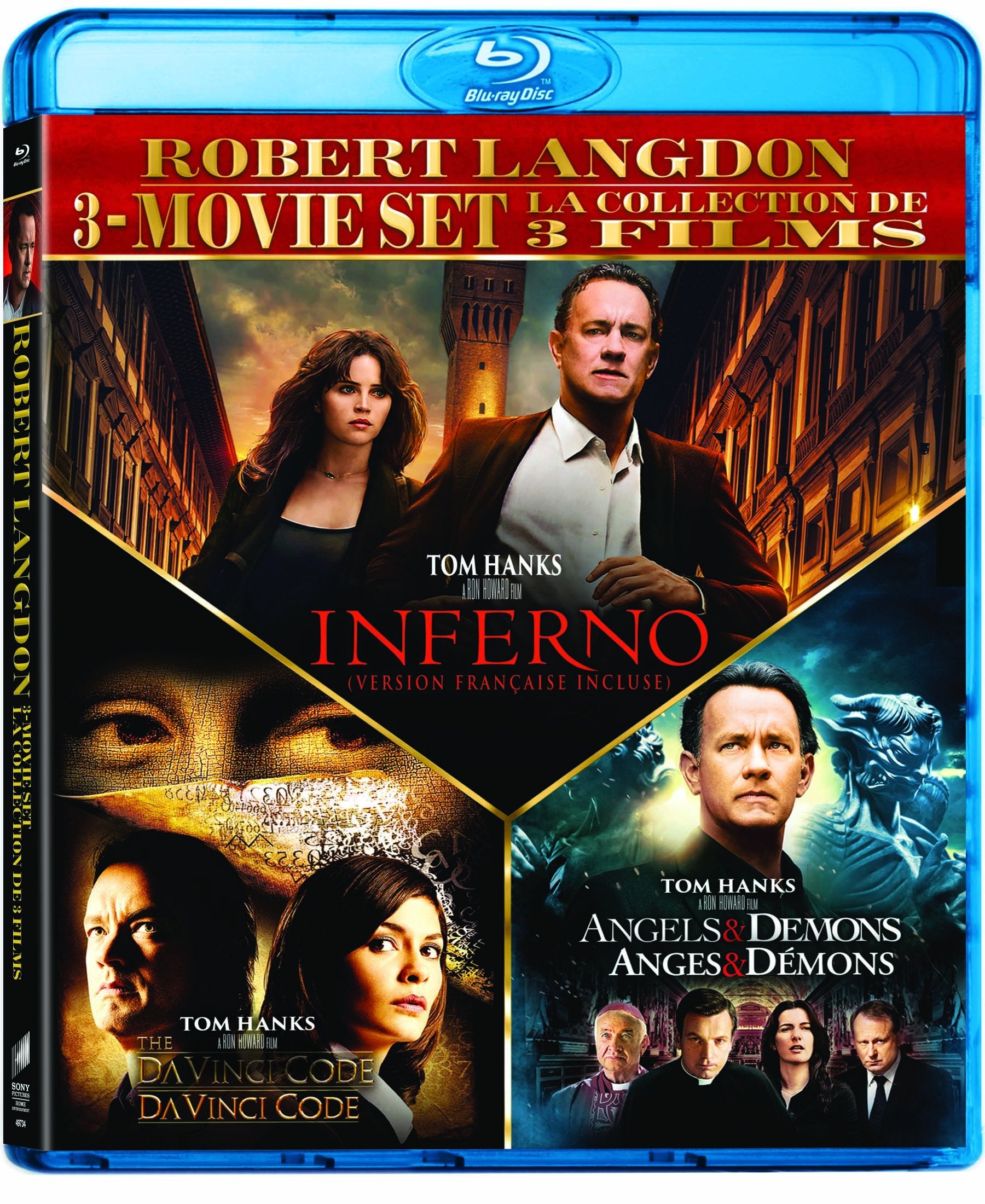 Angels & Demons/Da Vinci Code, the/Inferno (Blu-ray)