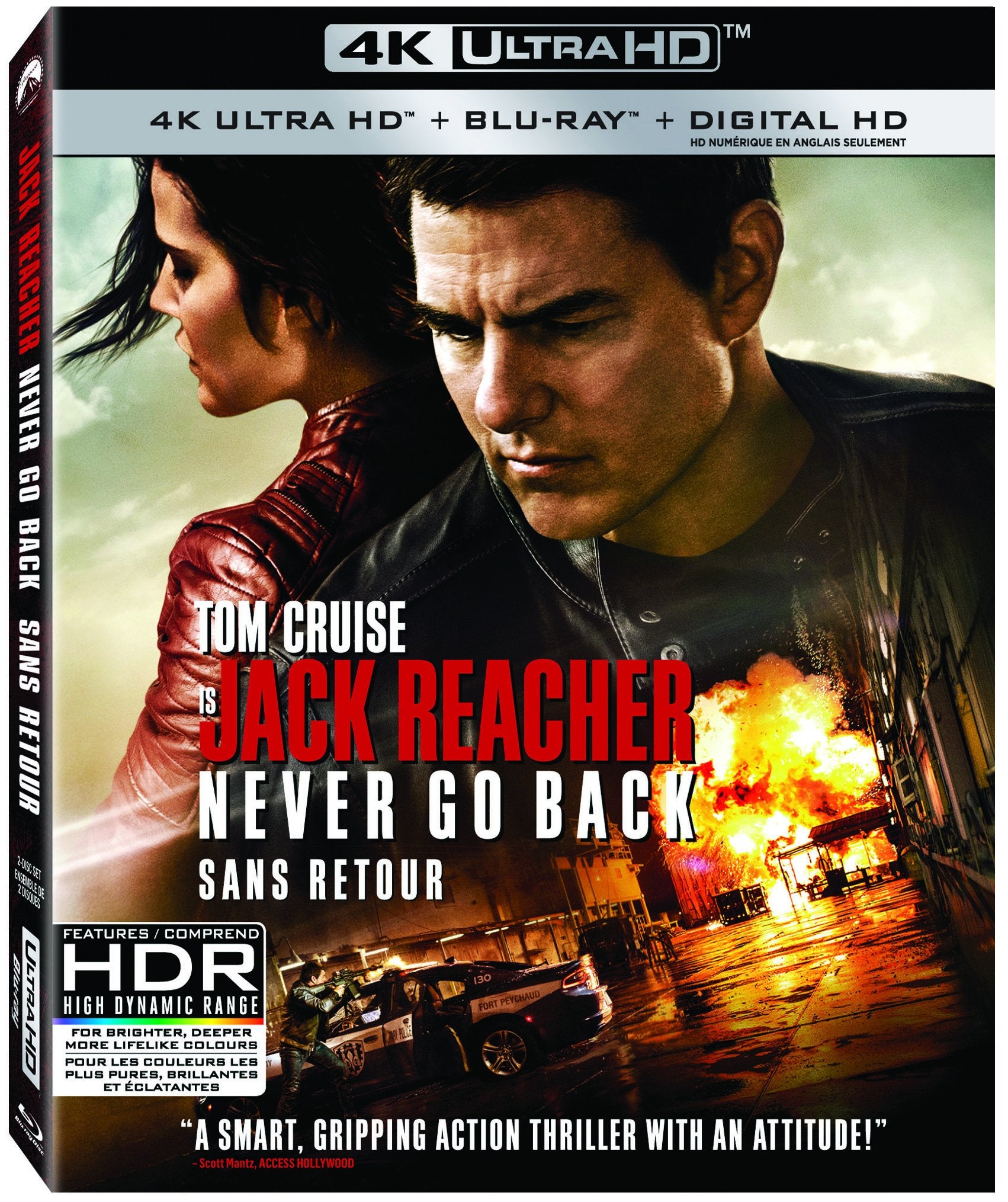 Jack Reacher: Never Go Back (4K Ultra HD)