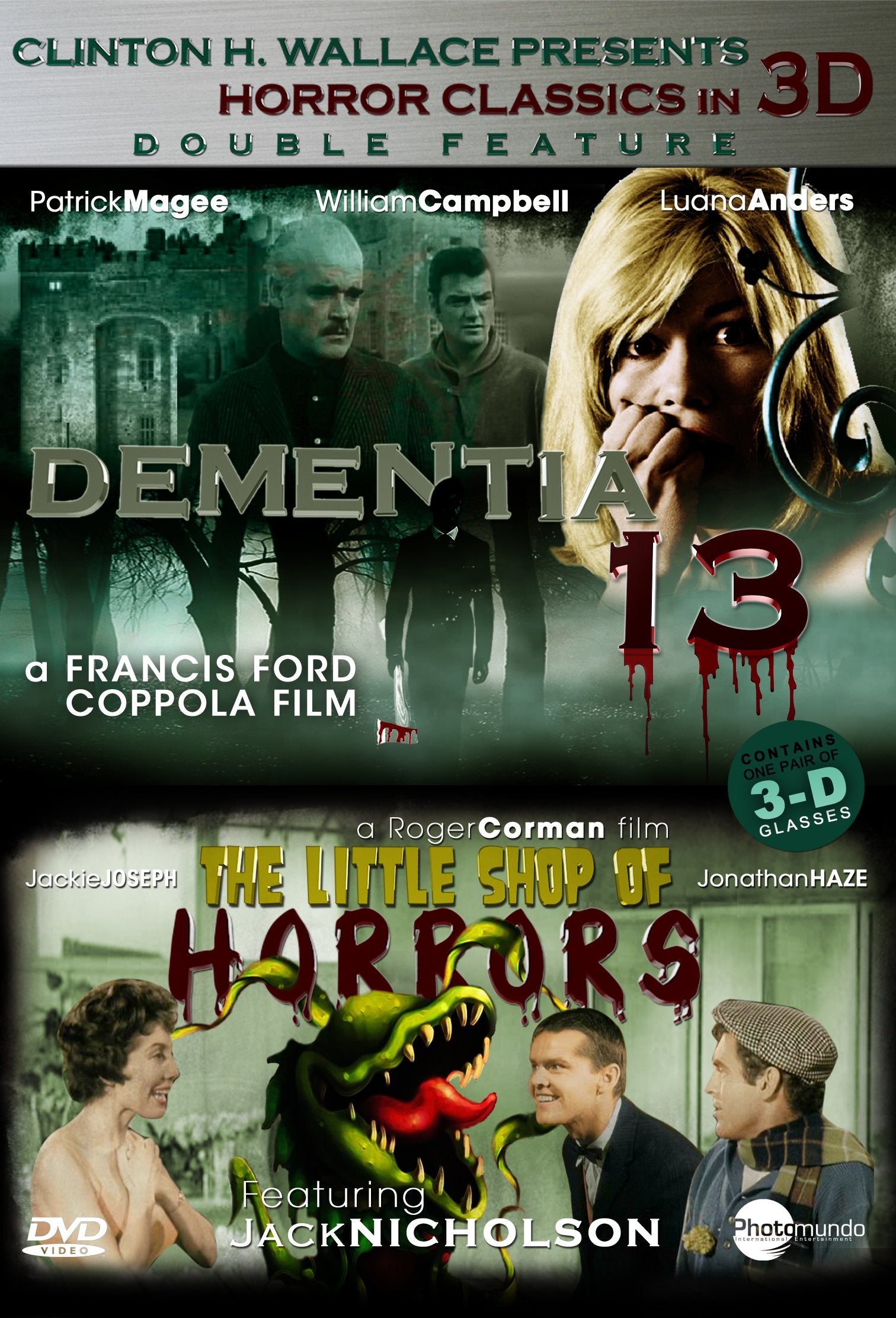 3D Collection: Dementia 13/Little Shop of Horrors (DVD)