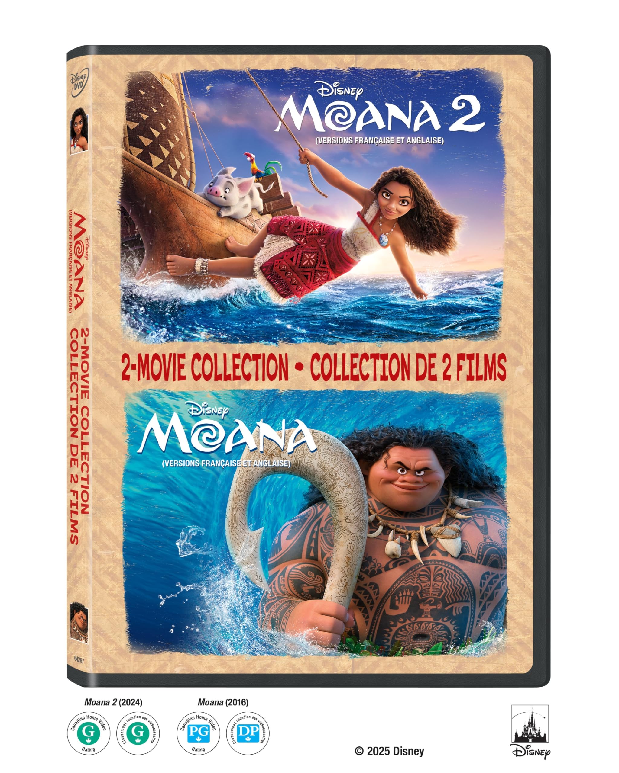 Moana 2-Film Collection (DVD)