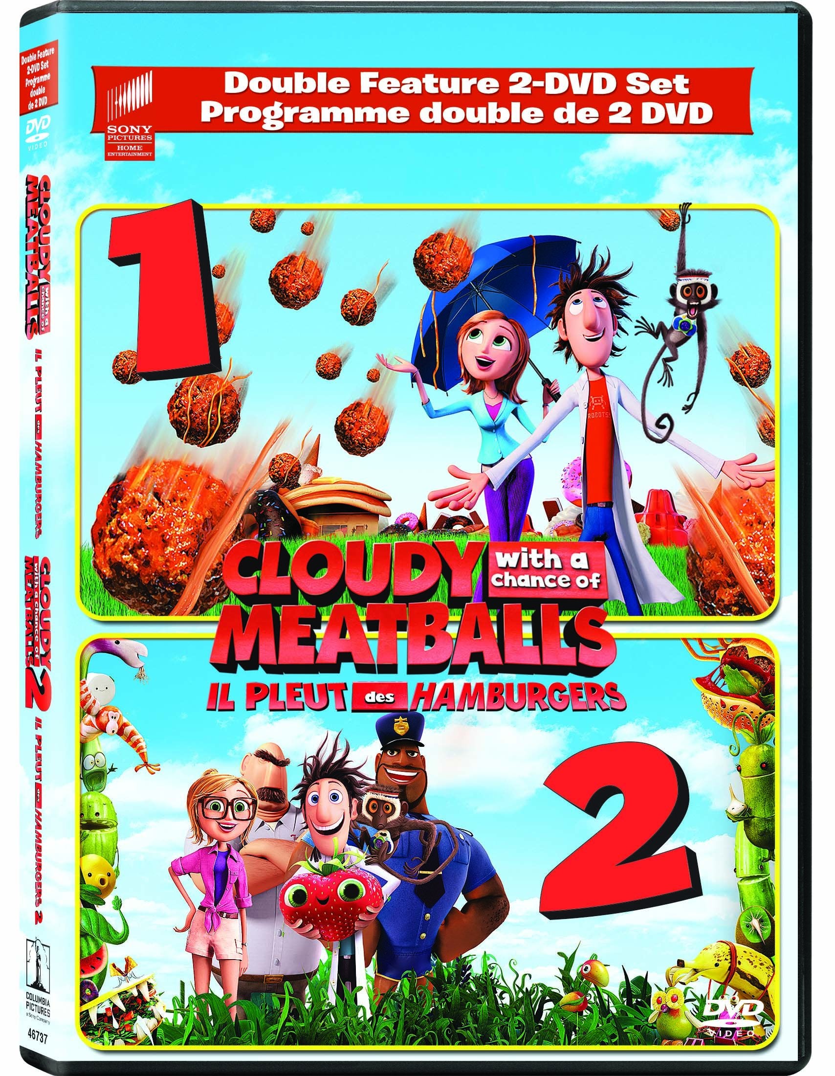 Cloudy with A Chance of Meatballs 2 Movie Collection (DVD)