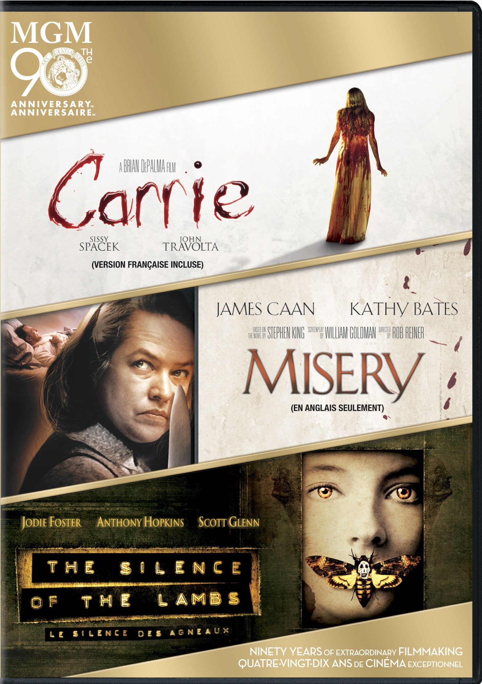Silence of the Lambs / Carrie / Misery (DVD)