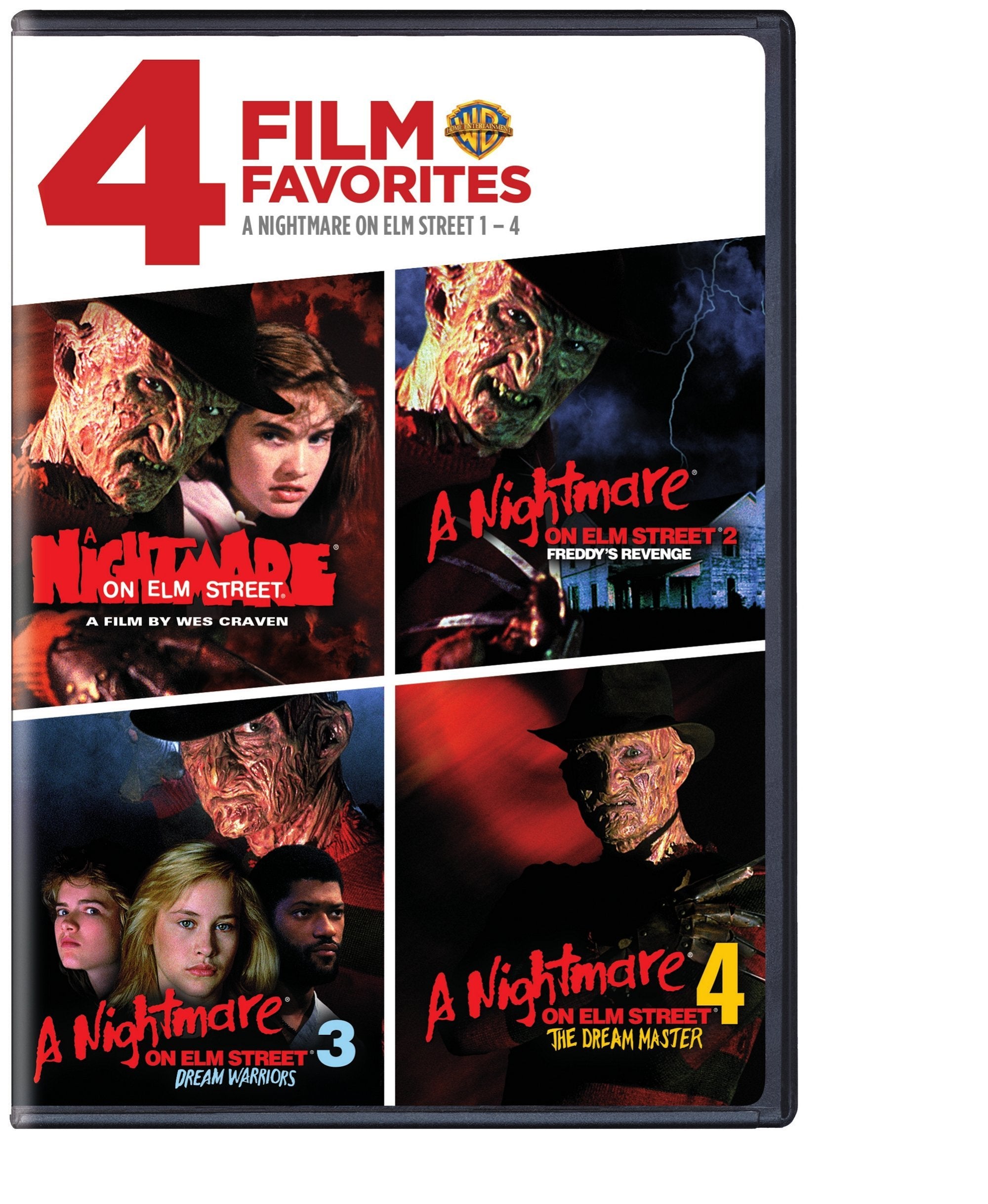 4 Film Favorites: Nightmare on Elm Street 1-4 (DVD)