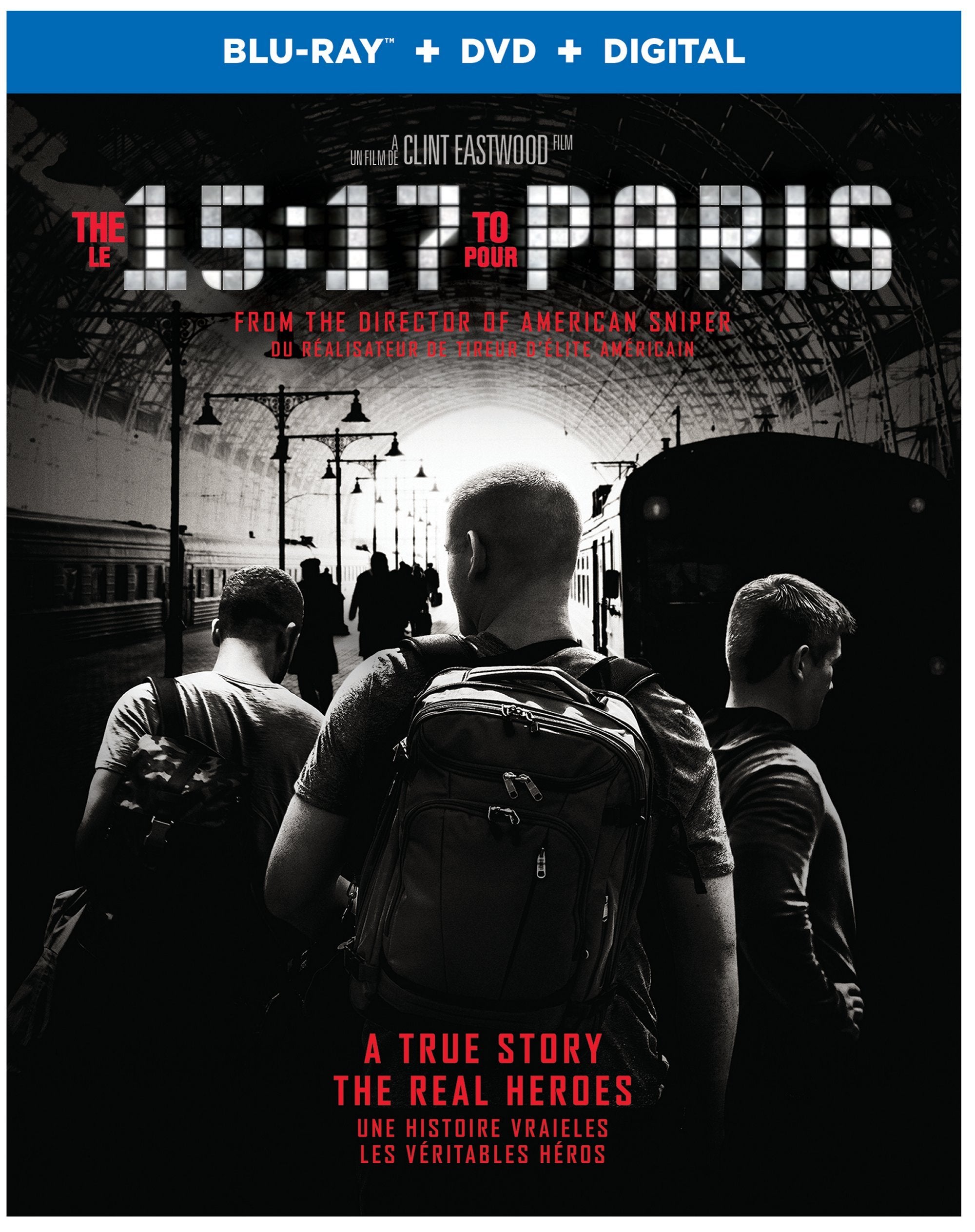 The 15:17 to Paris (Blu-ray)