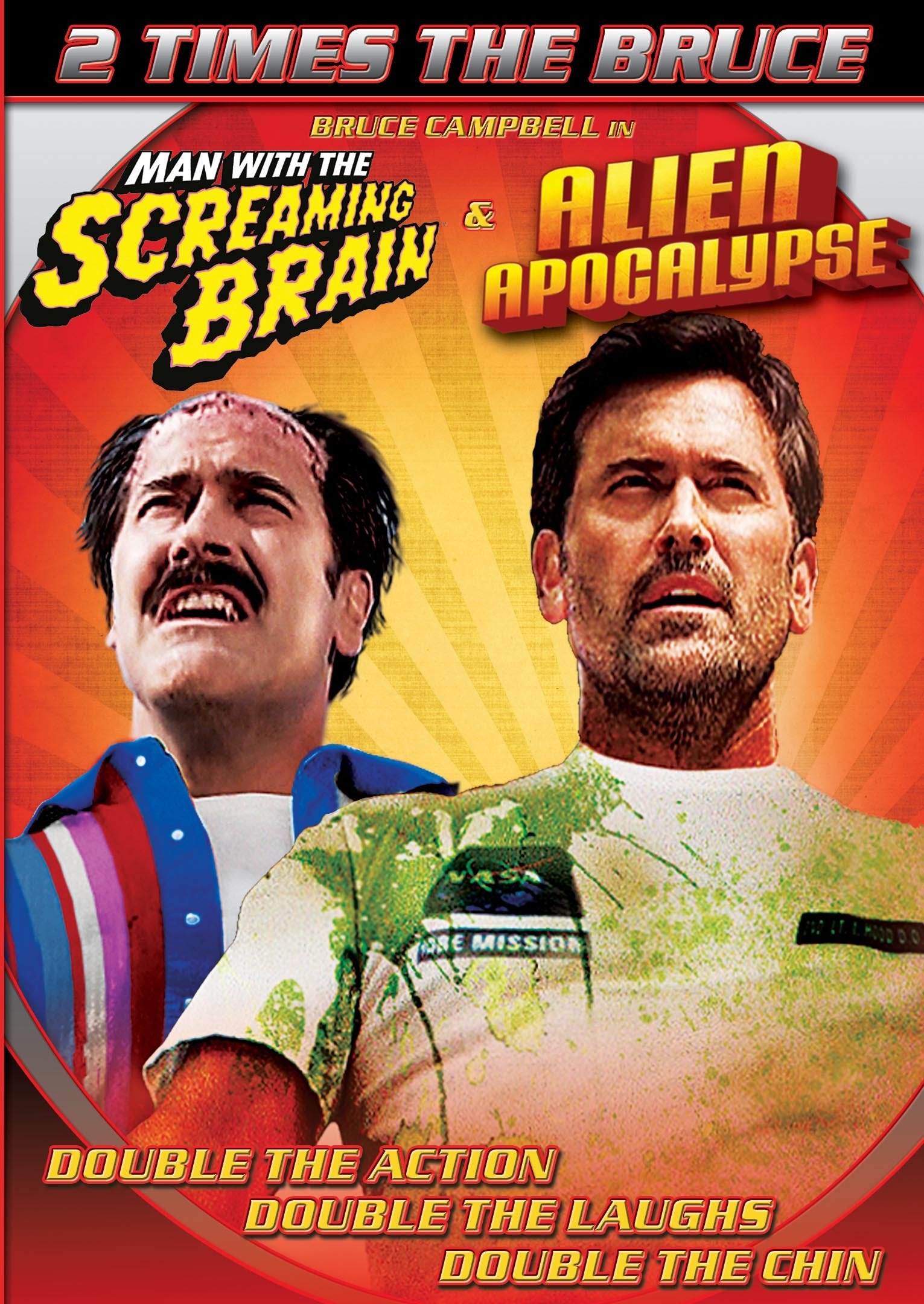 Man with the Screaming Brain/ Alien Apocalypse (DVD)