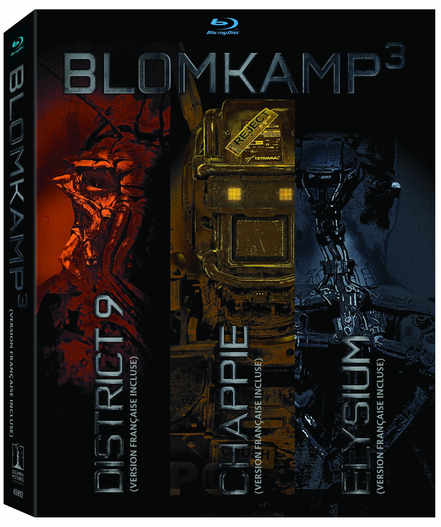 Chappie/District 9/Elysium (Blu-ray)